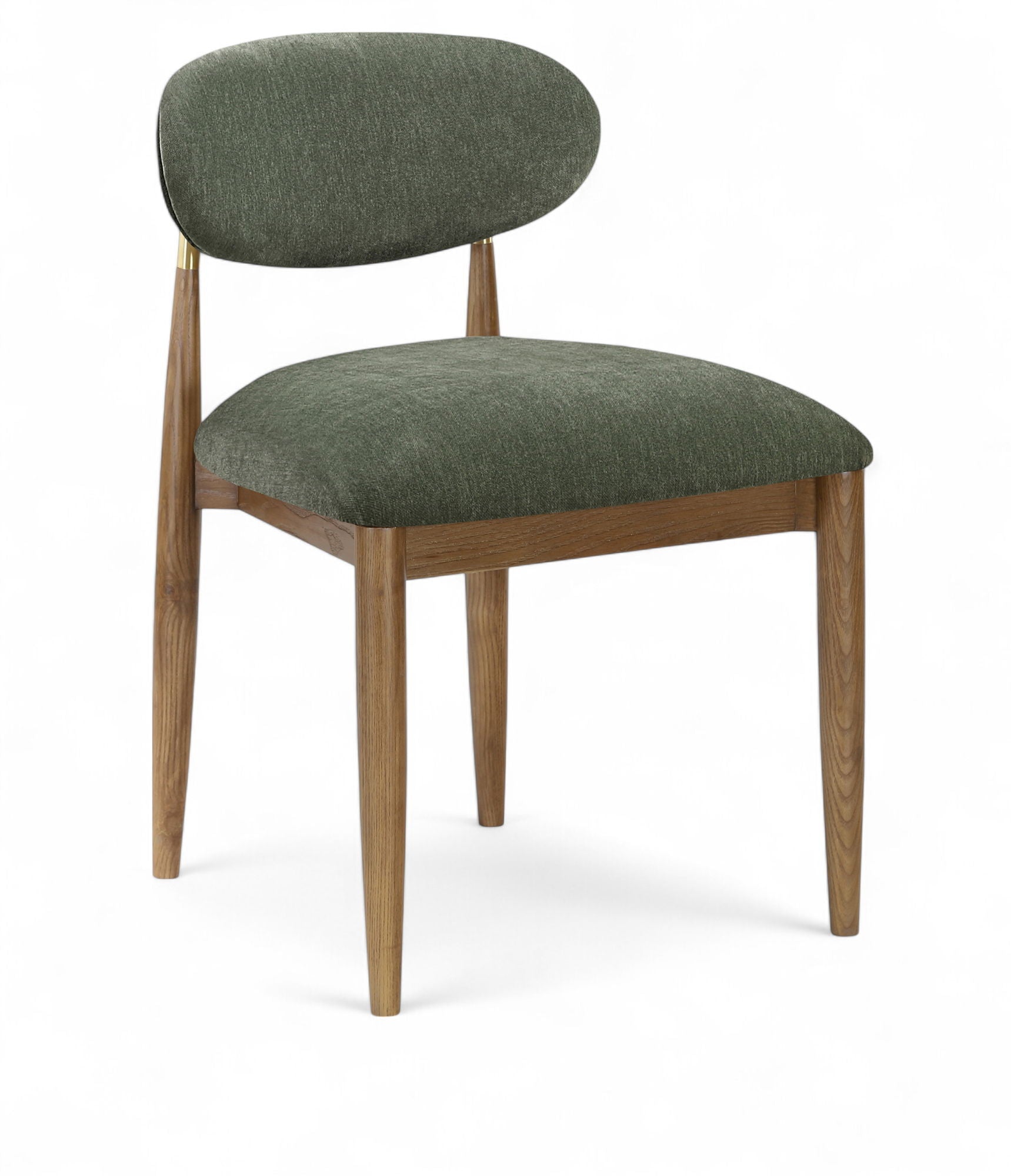 Riccio - Fabric Dining Side Chair (Set of 2) - Walnut Frame - Urban Living Furniture (Los Angeles, CA)