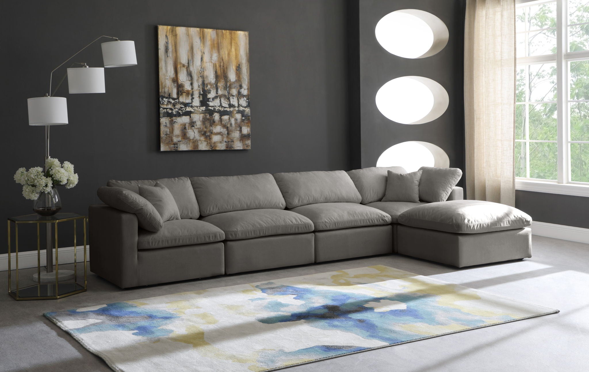 Plush - 5 Piece Modular Sectional - Urban Living Furniture (Los Angeles, CA)