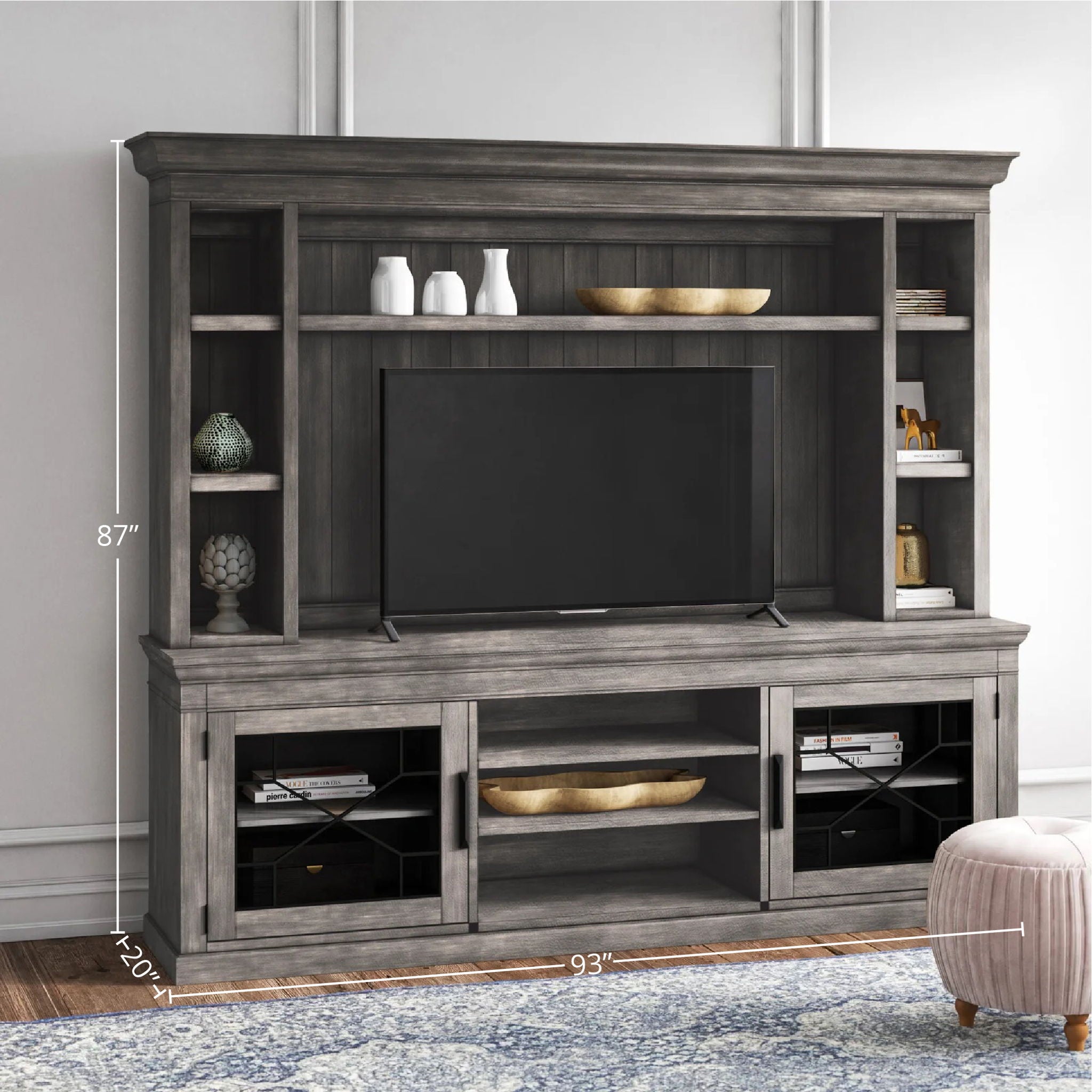 Sundance - Console with Hutch & Backpanel - Urban Living Furniture (Los Angeles, CA)