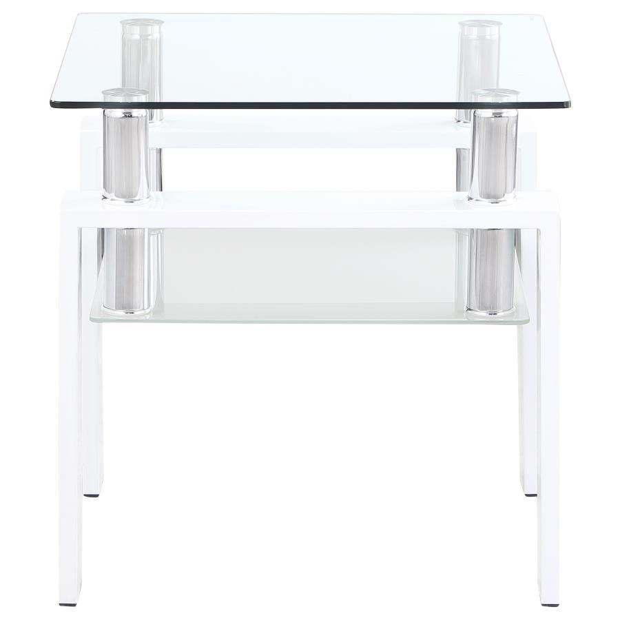 Dyer - End Table Top, Box 2 of 2 - White