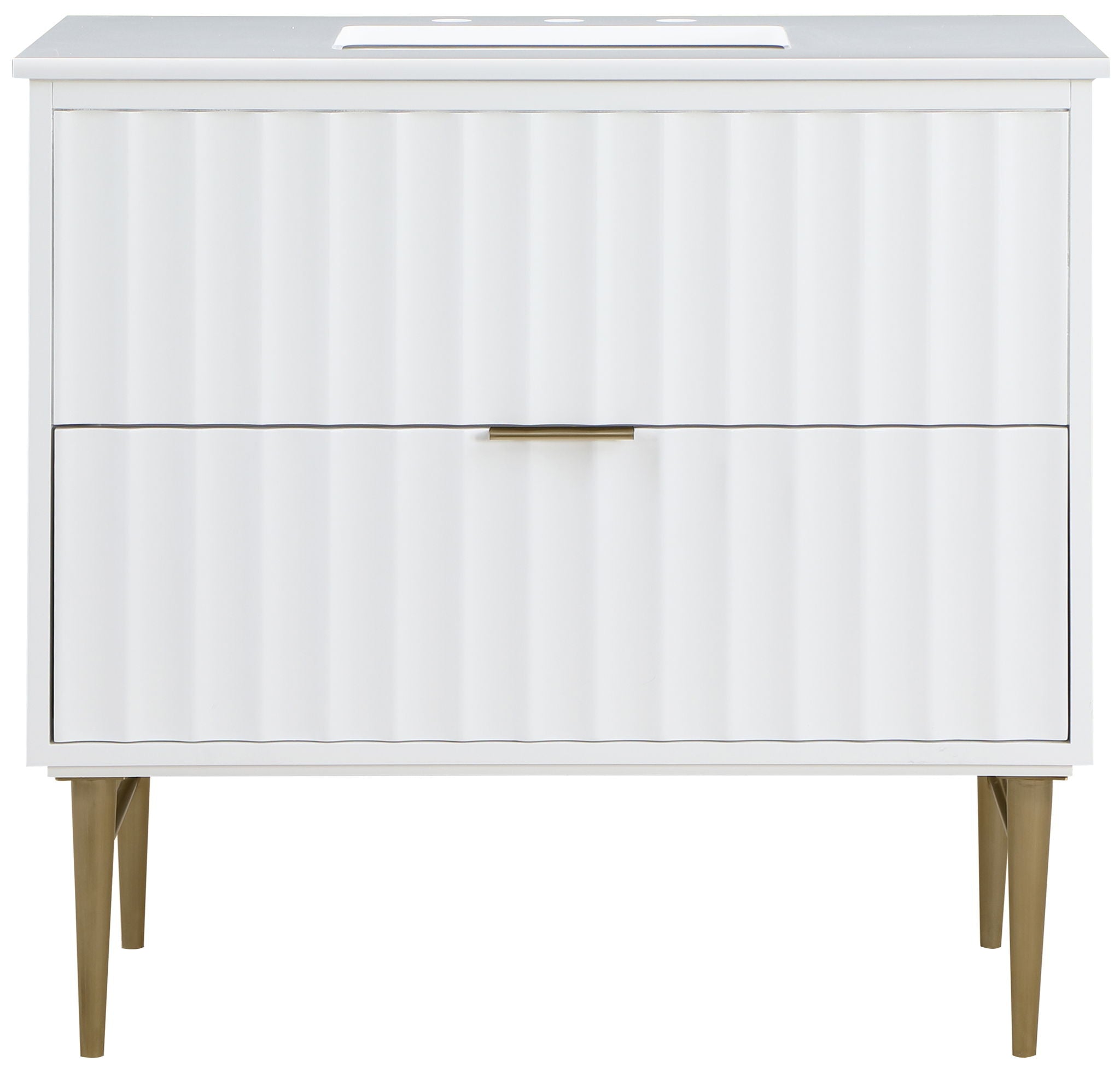 Modernist - Bathroom Vanity With Gold Legs - Urban Living Furniture (Los Angeles, CA)