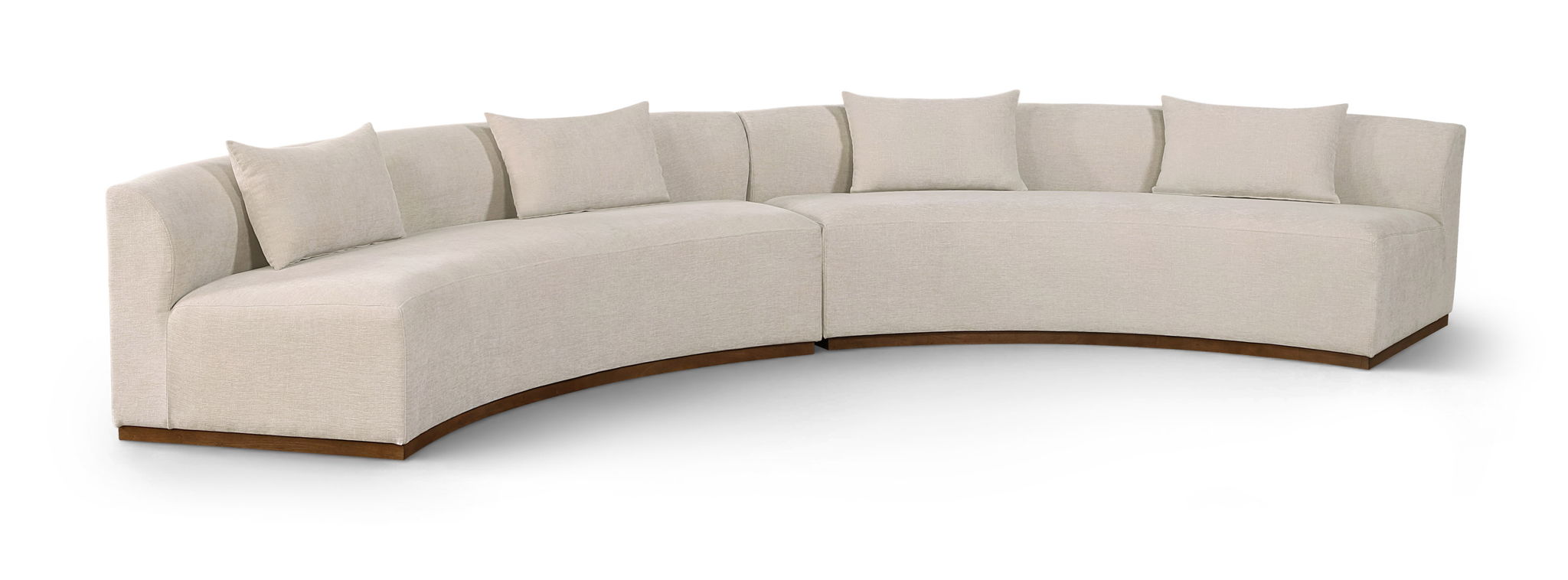 Avanti - 182.5" Chenille Fabric Upholstered 2 Piece Modular Sectional - Urban Living Furniture (Los Angeles, CA)