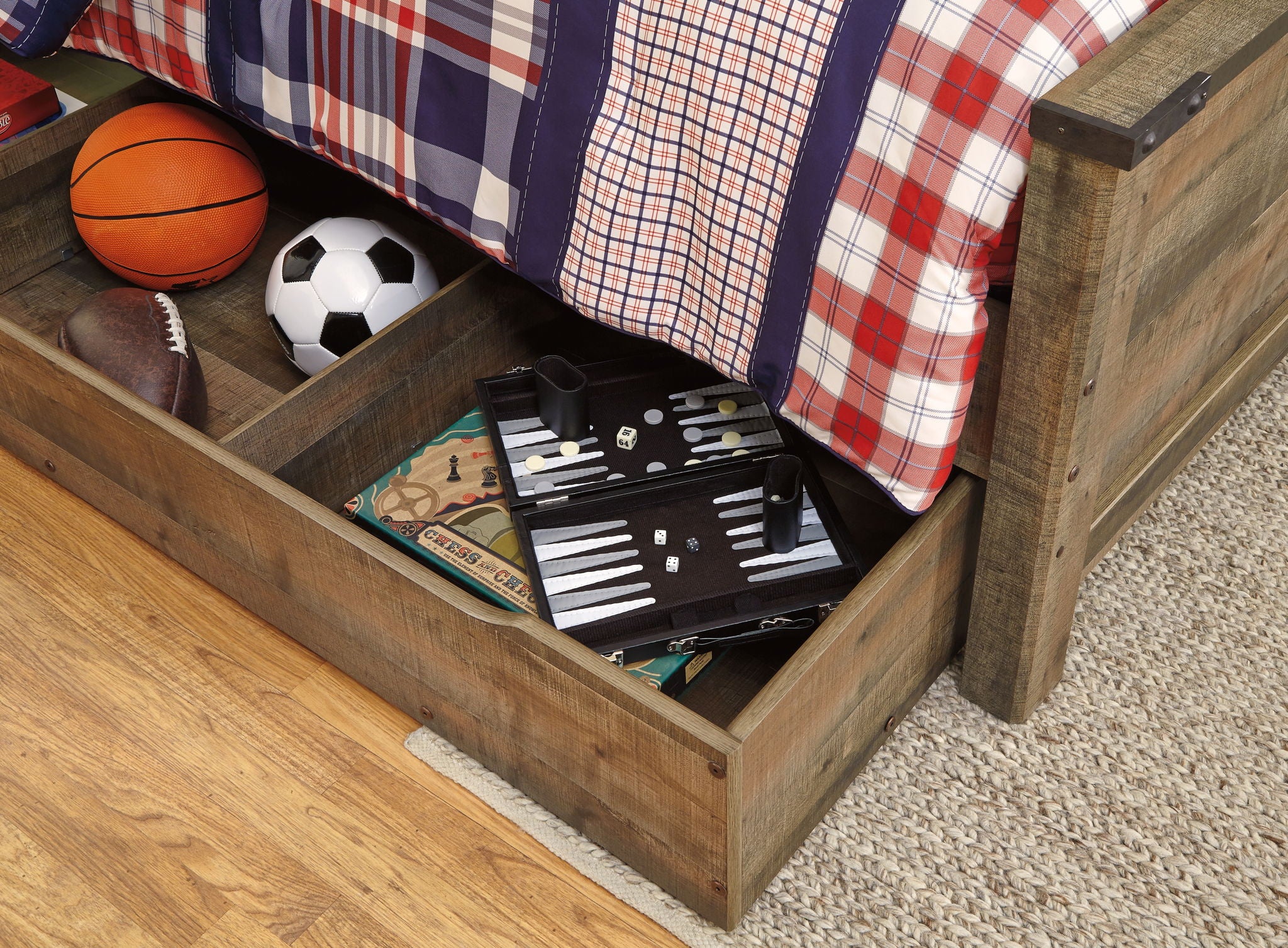 Trinell - Bookcase Storage Bed - Urban Living Furniture (Los Angeles, CA)