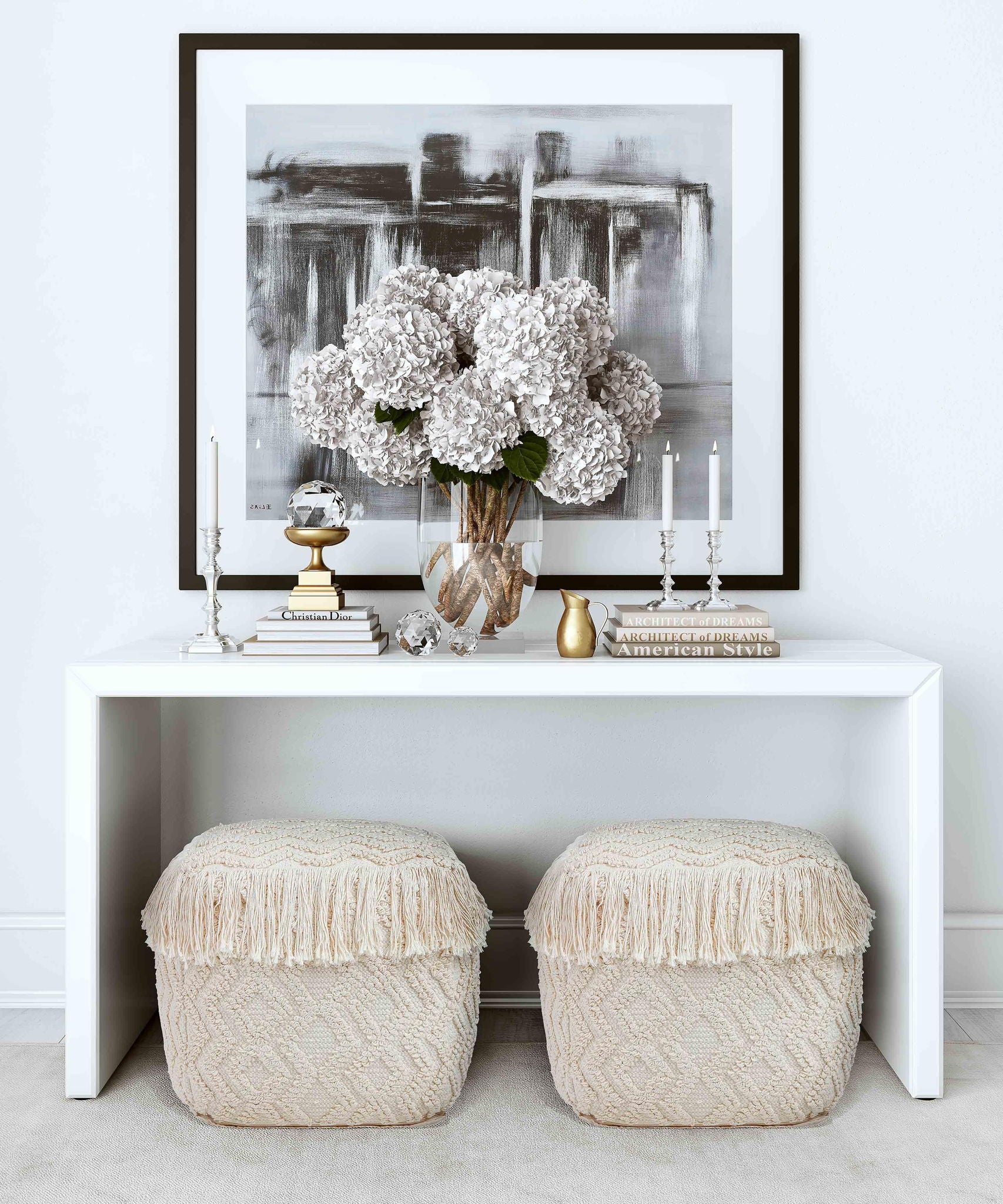 Inca - Pouf - Beige - Urban Living Furniture (Los Angeles, CA)