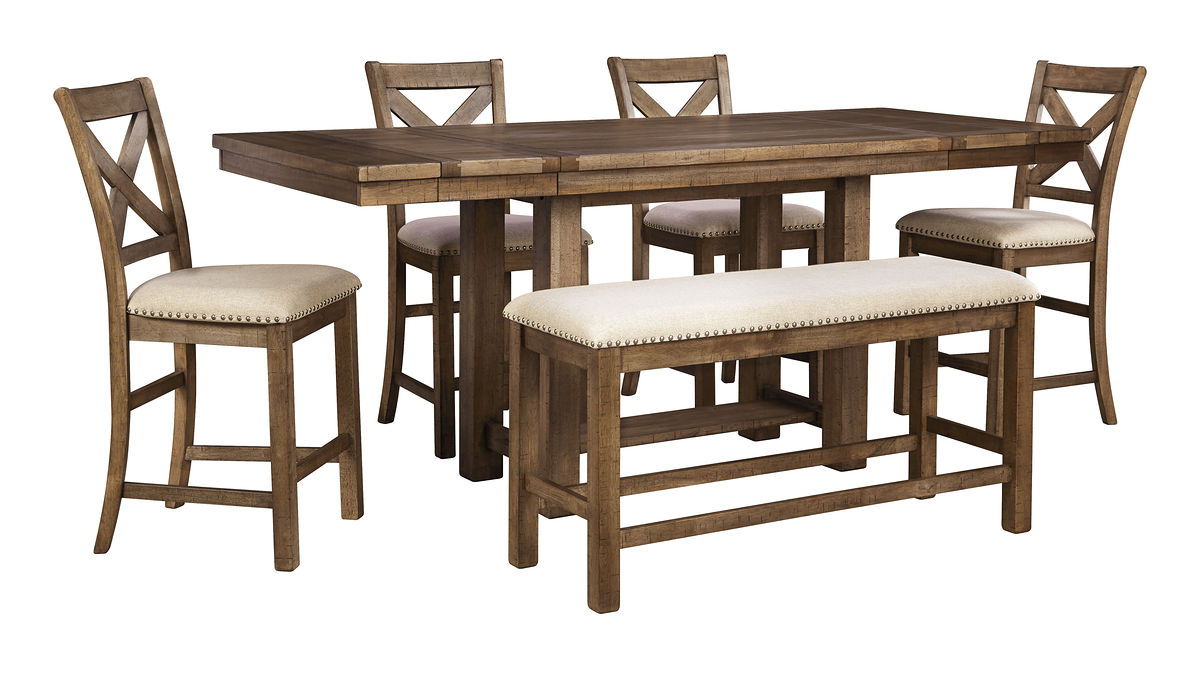 Moriville - Rectangular Dining Table Set - Counter Height - Urban Living Furniture (Los Angeles, CA)