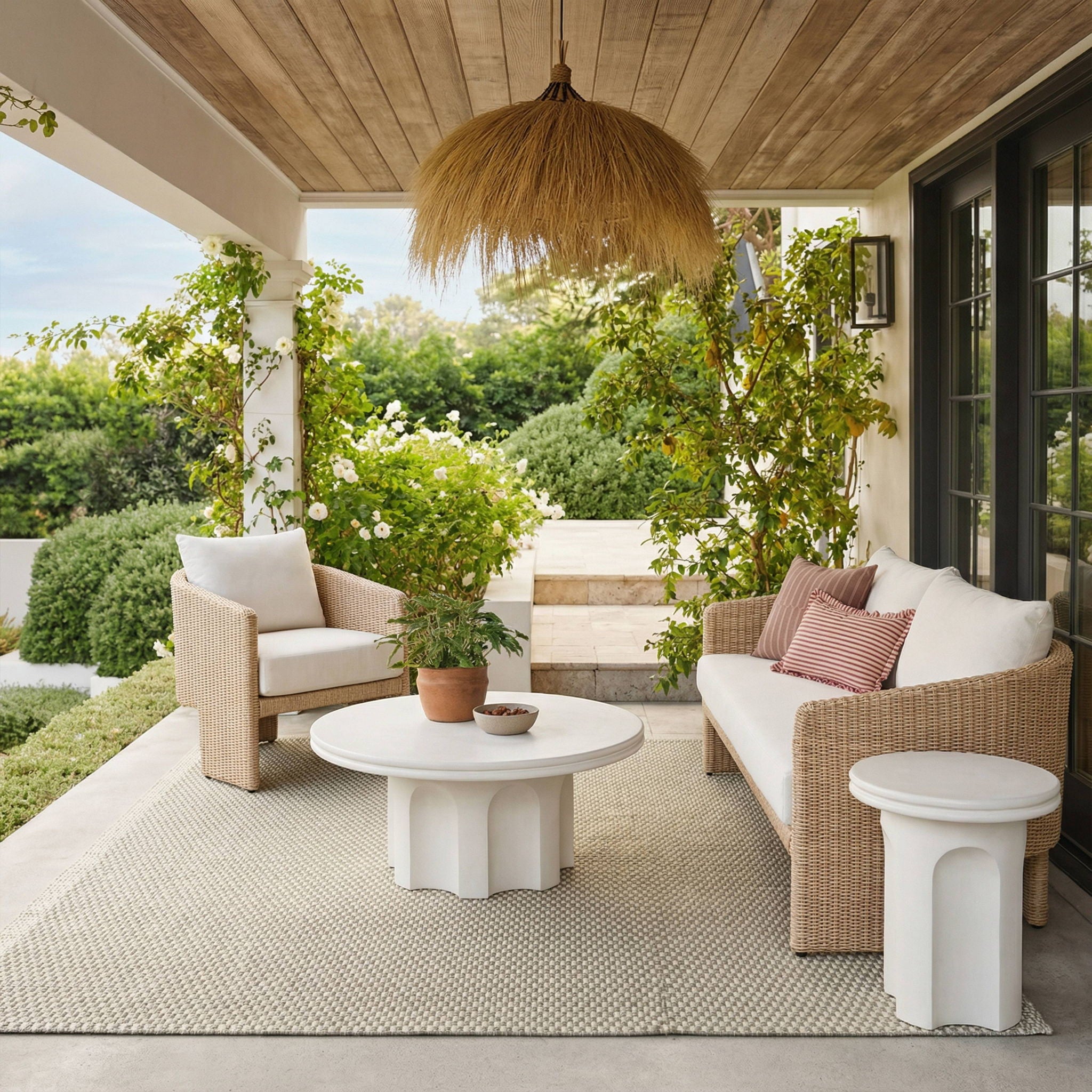 Cassandra - Indoor / Outdoor Concrete Round Table - Urban Living Furniture (Los Angeles, CA)