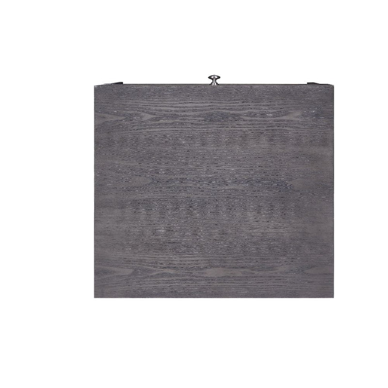 Iban - End Table - Gray Oak & Chrome - Urban Living Furniture (Los Angeles, CA)