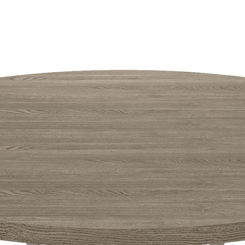Tannen - Round Dining Table - White And Gray - Urban Living Furniture (Los Angeles, CA)