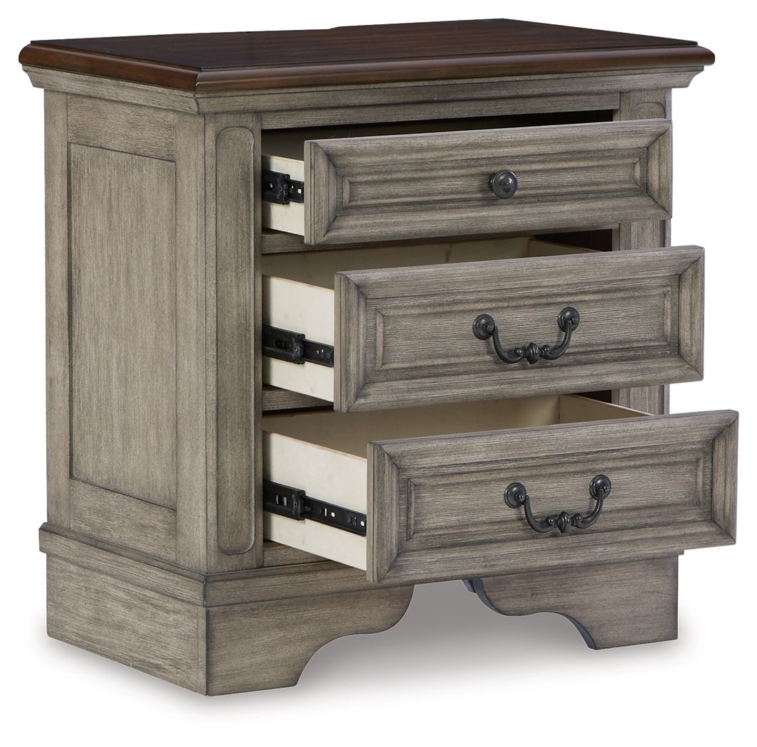 Lodenbay - Antique Gray - Three Drawer Night Stand - Urban Living Furniture (Los Angeles, CA)