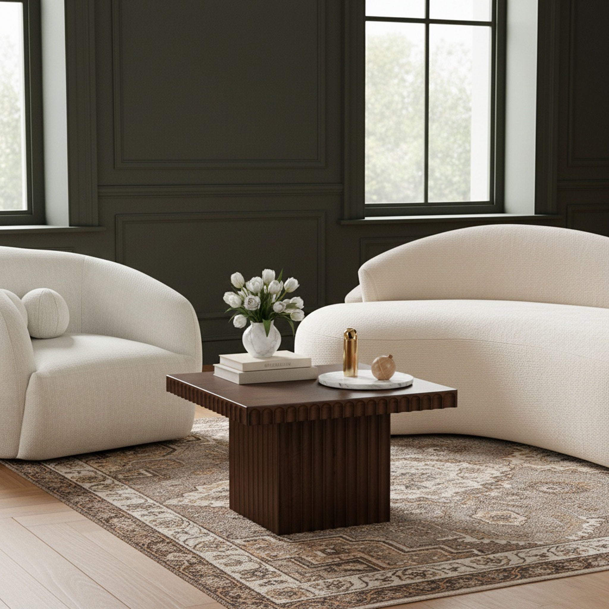 Spencer - 15" Oak Veneer Coffee Table - Urban Living Furniture (Los Angeles, CA)