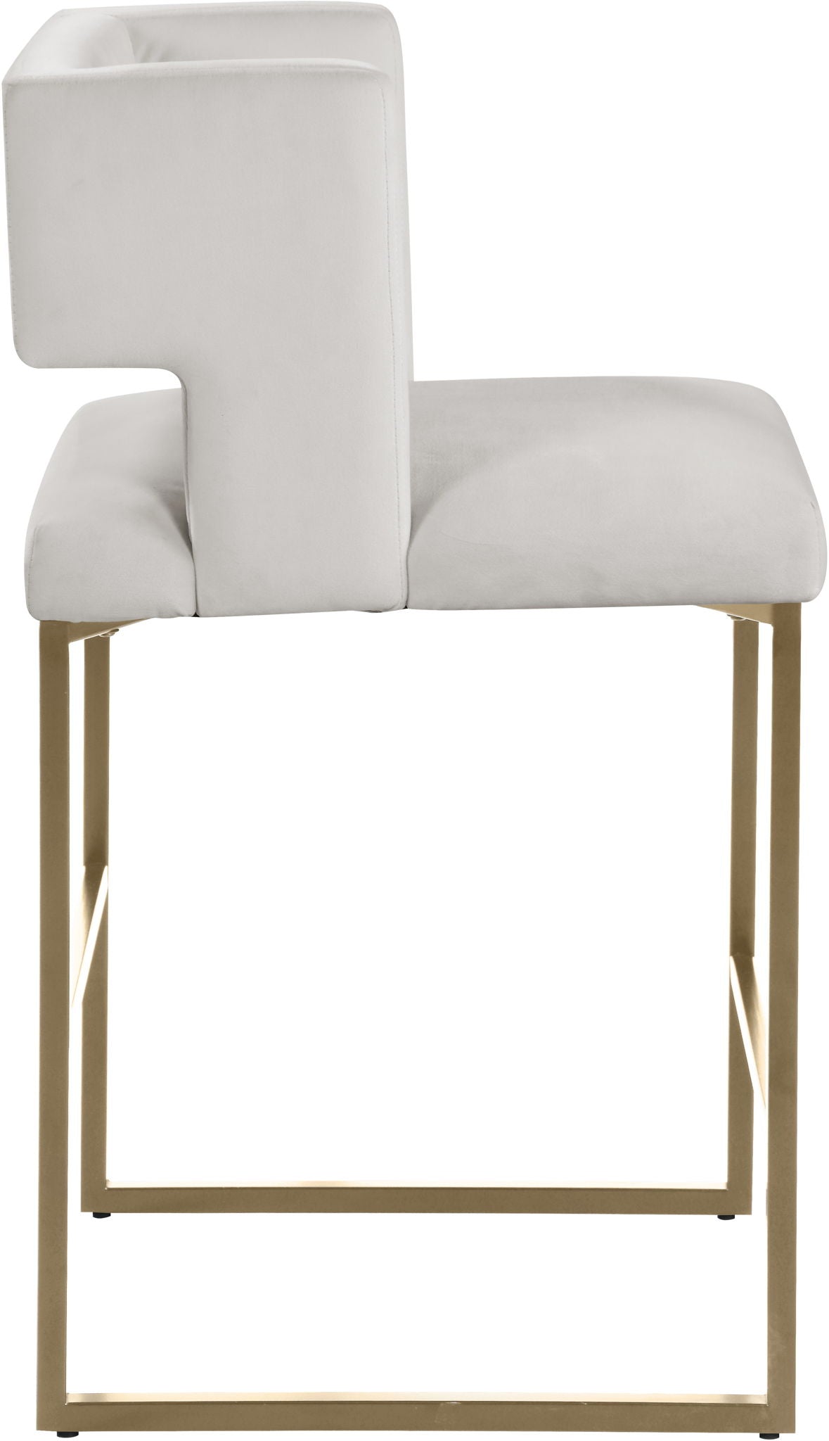 Caleb - Counter Stool with Gold Legs (Set of 2) - Urban Living Furniture (Los Angeles, CA)