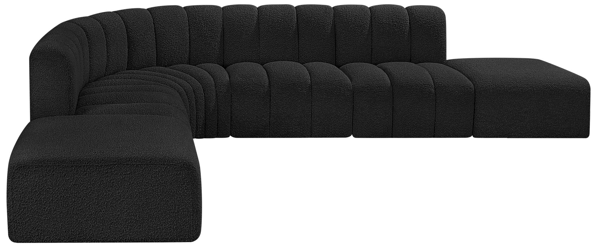 Arc - Boucle Fabric 7 Piece Corner Modular Sofa - Urban Living Furniture (Los Angeles, CA)