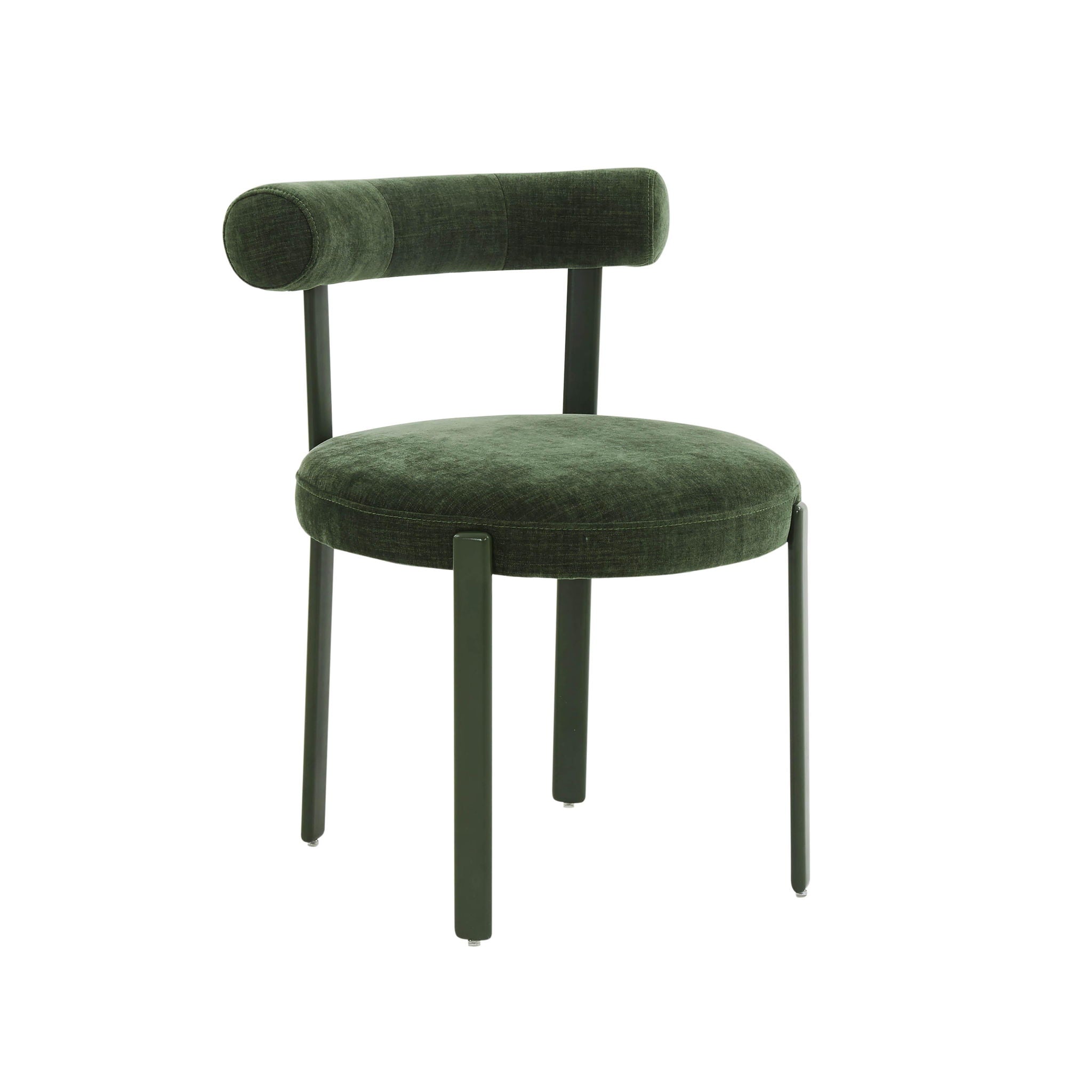 Margaret - Chenille Bolster Back Dining Chair - Urban Living Furniture (Los Angeles, CA)