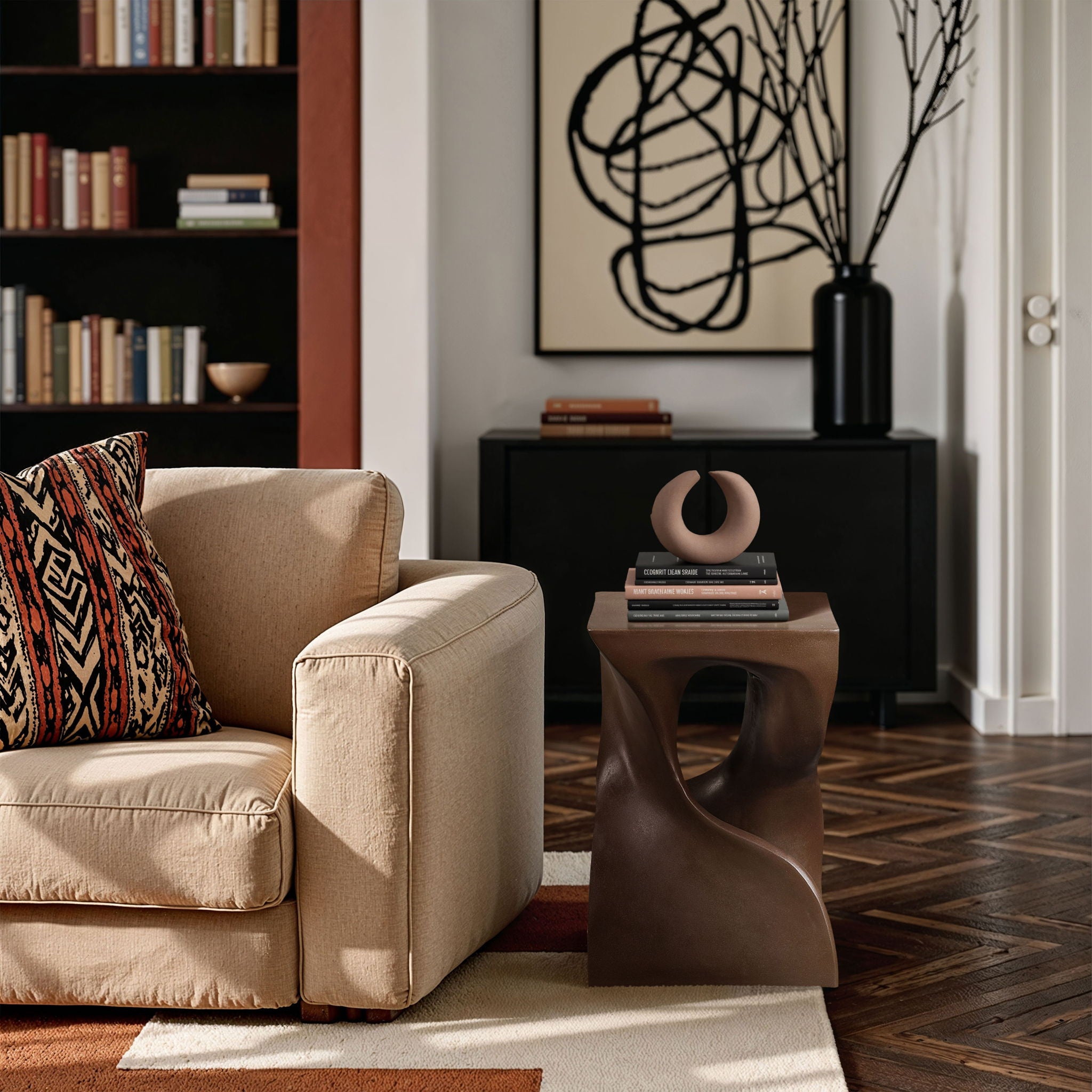 Jula - Concrete End Table - Urban Living Furniture (Los Angeles, CA)