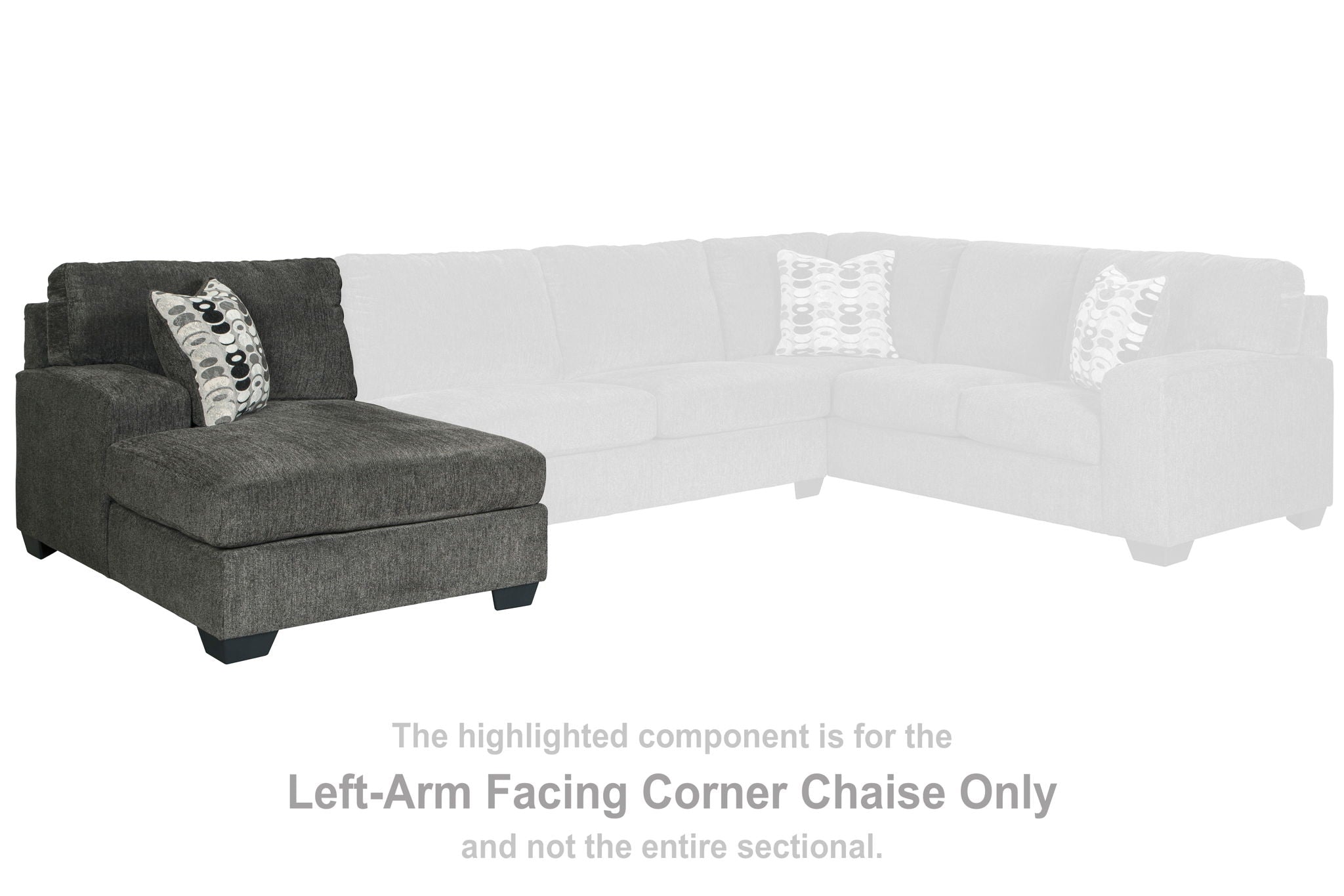 Ballinasloe - Smoke - LAF Corner Chaise - Urban Living Furniture (Los Angeles, CA)