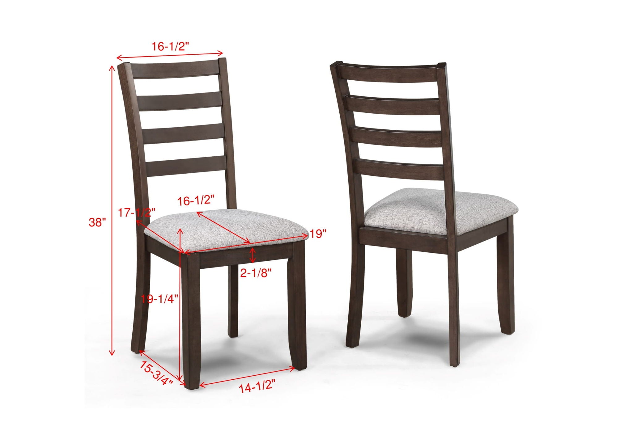 Wagner - Side Chair (Set of 2) - Brown - Urban Living Furniture (Los Angeles, CA)