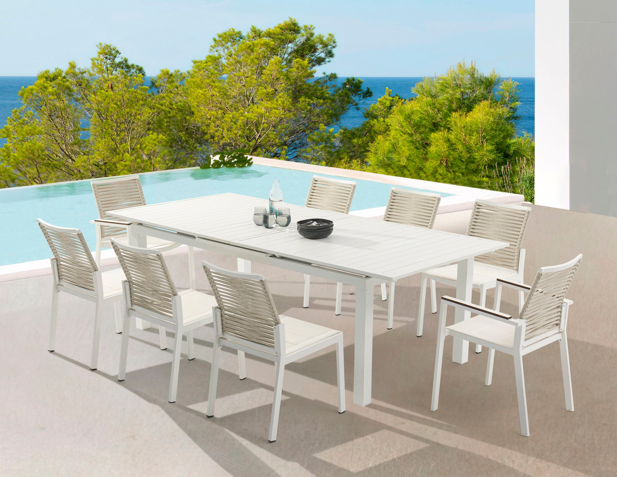 Maldives - Outdoor Patio Dining Table - Urban Living Furniture (Los Angeles, CA)
