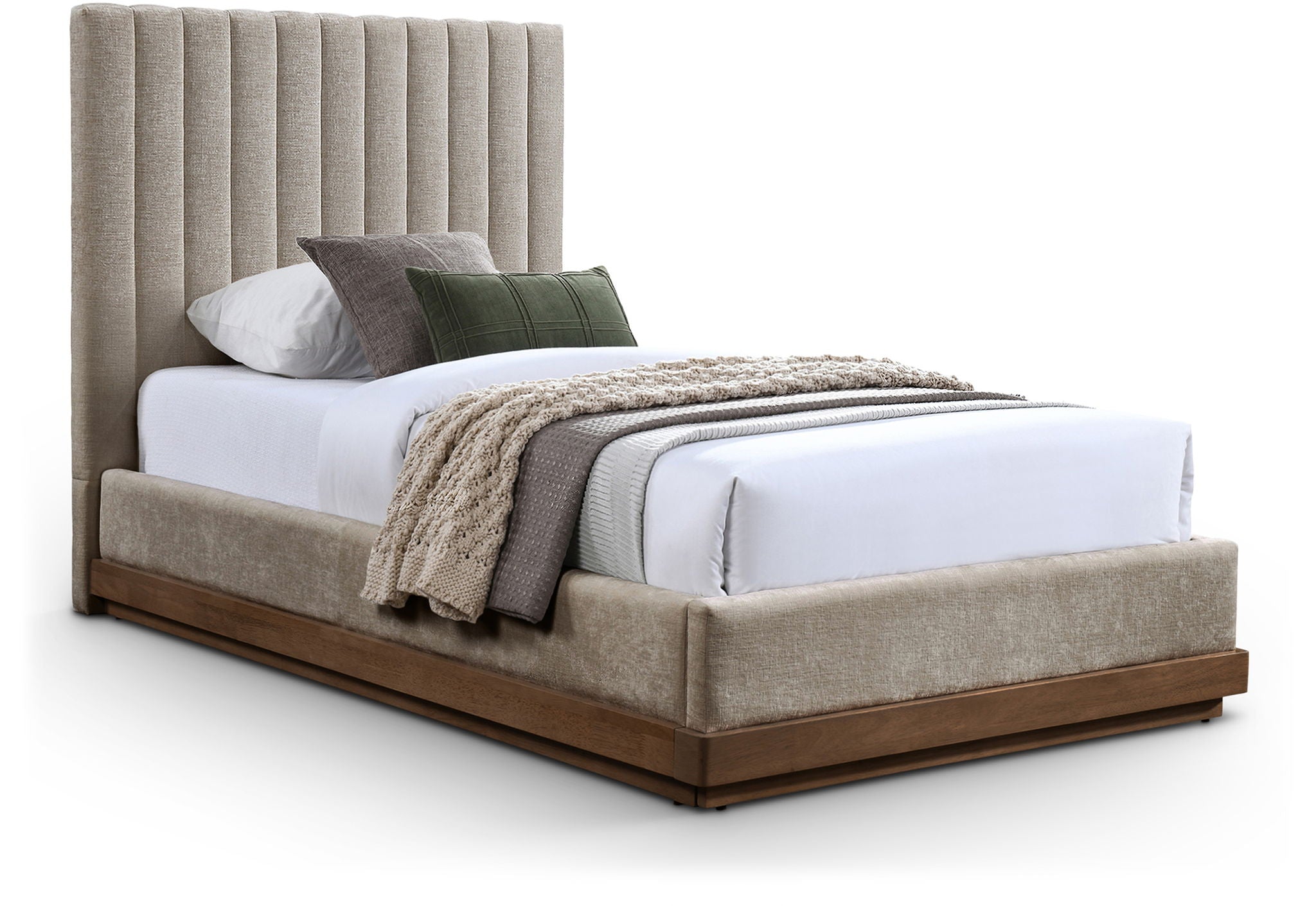 Emmet - Bed - Dark Brown Base - Urban Living Furniture (Los Angeles, CA)