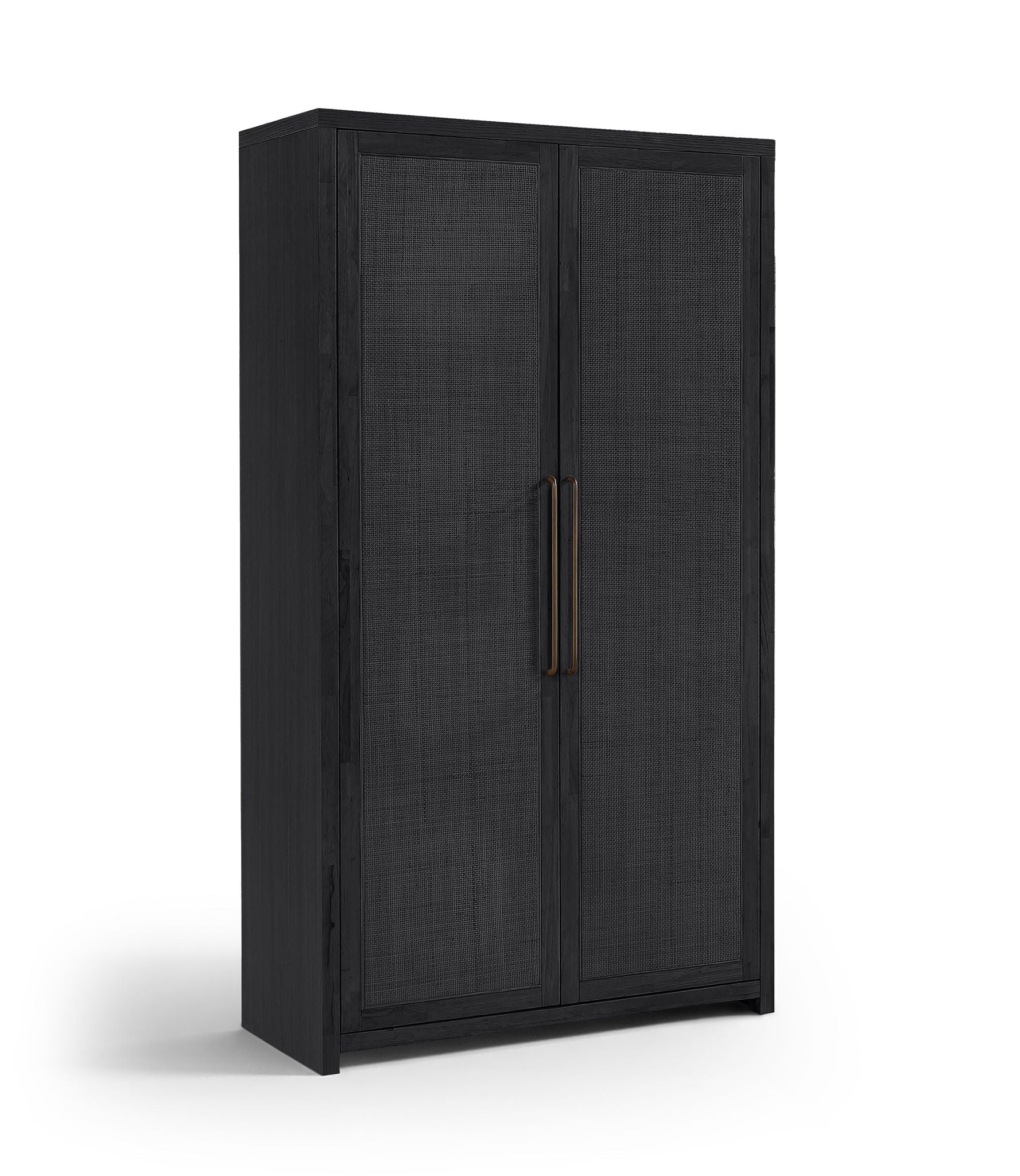 Vana - Solid Wood, Oak Veneer And Stainless Steel Storage Cabinet - Urban Living Furniture (Los Angeles, CA)