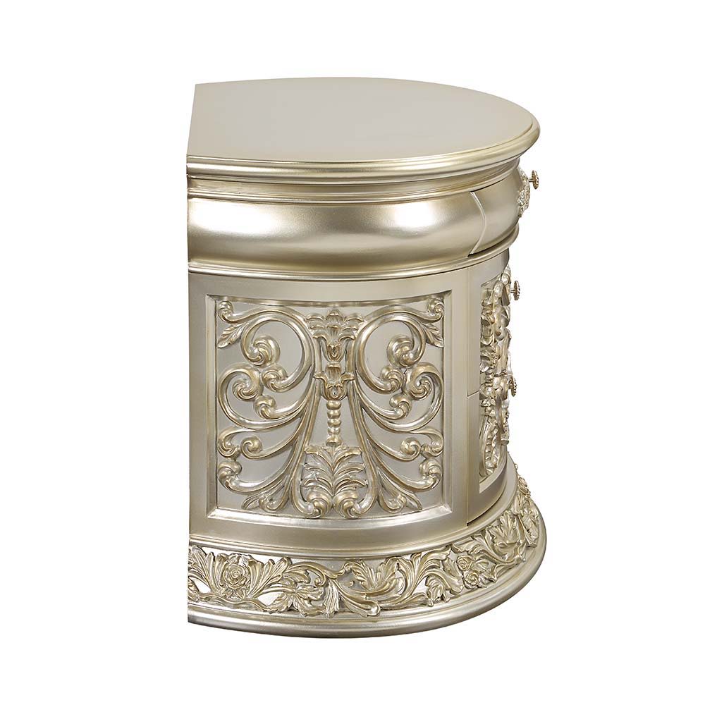 Sorina - Nightstand - Antique Gold Finish - Urban Living Furniture (Los Angeles, CA)