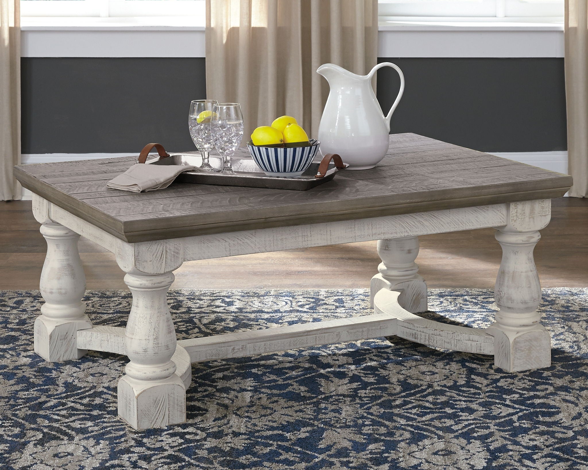 Havalance - Gray / White - Rectangular Cocktail Table - Urban Living Furniture (Los Angeles, CA)
