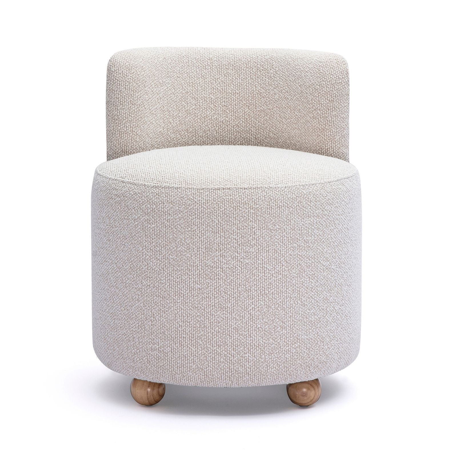 Hakuna - Performance Boucle Desk Chair - Cream - Urban Living Furniture (Los Angeles, CA)