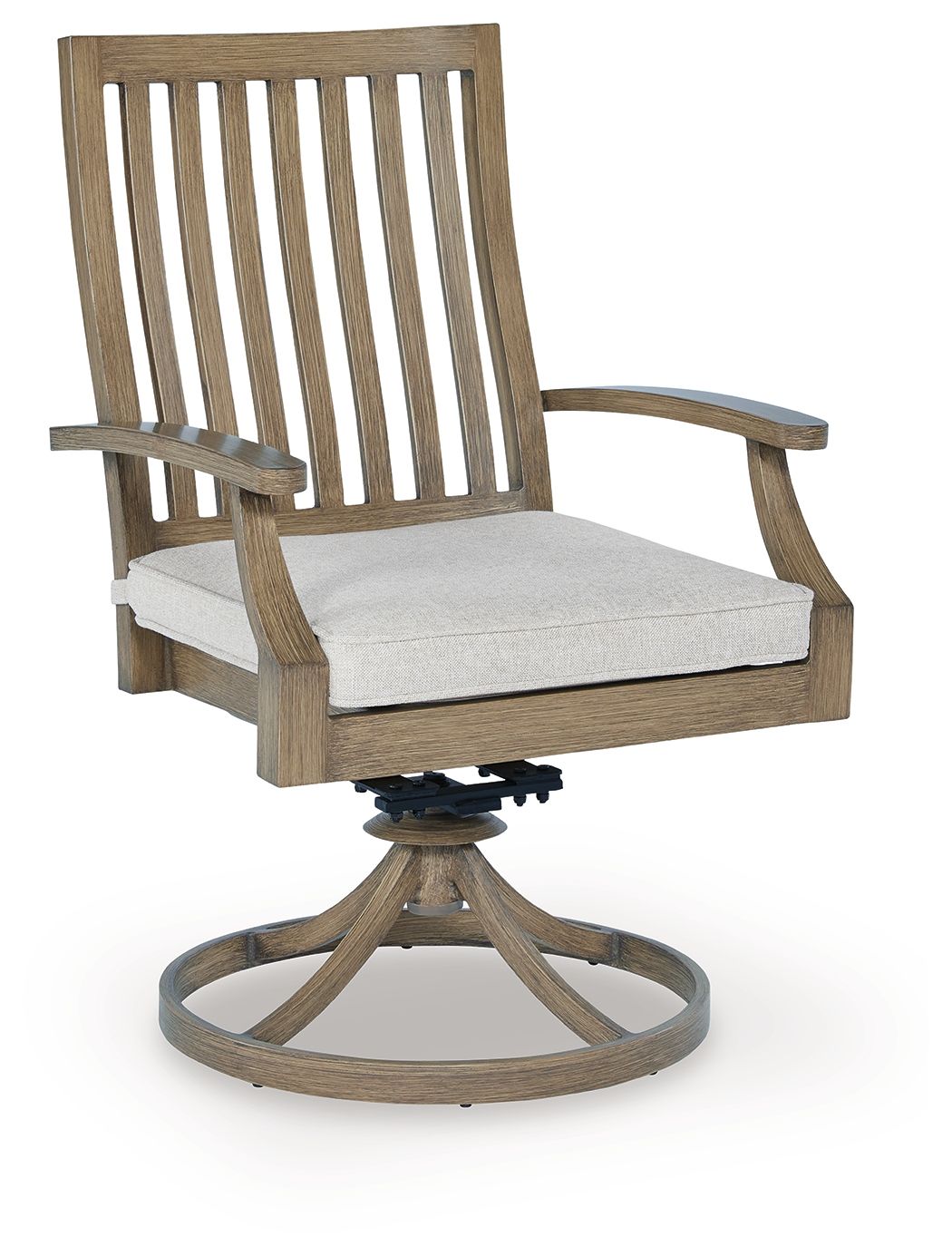 Rainier Ranch - Brown / Beige - Swivel Chair With Cushion (Set of 2) - Urban Living Furniture (Los Angeles, CA)