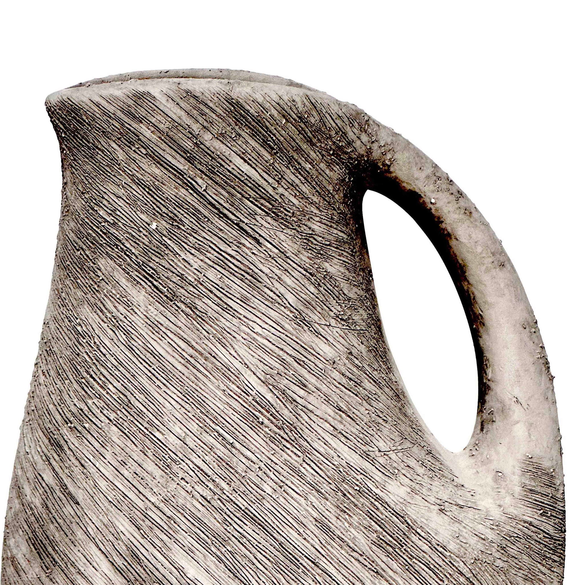 Earthenware - Water Can Vase - Gray