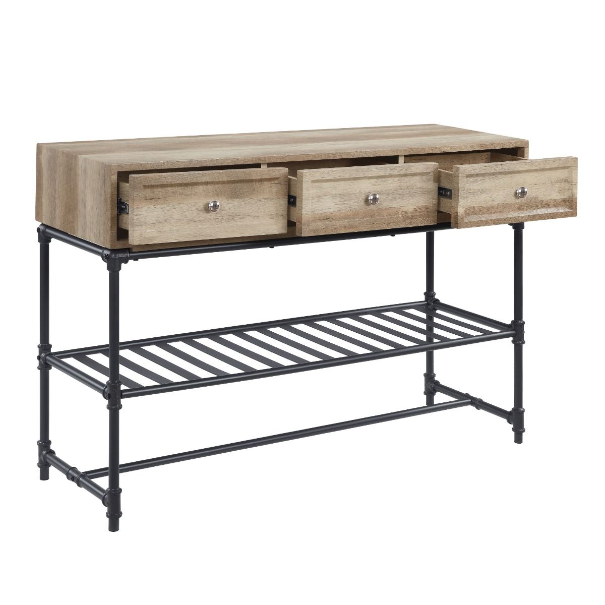 Brantley II - Sofa Table - Oak & Sandy Black - Urban Living Furniture (Los Angeles, CA)