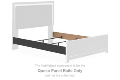 Zuraleus - Black - Queen Panel Rails