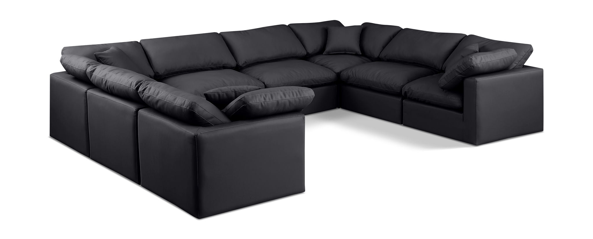 Indulge - Faux Leather 8 Piece Modular Sectional - Urban Living Furniture (Los Angeles, CA)