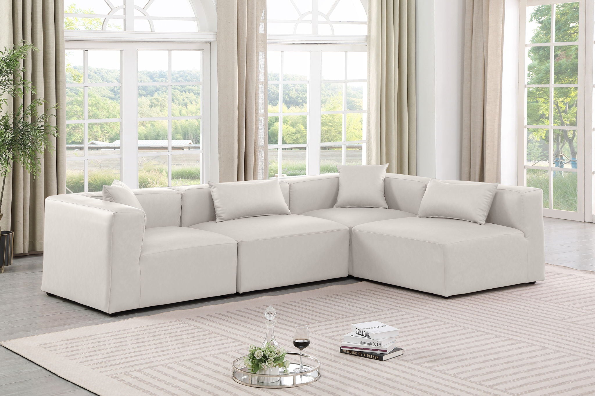 Cube - 4 Piece Modular Corner Sectional