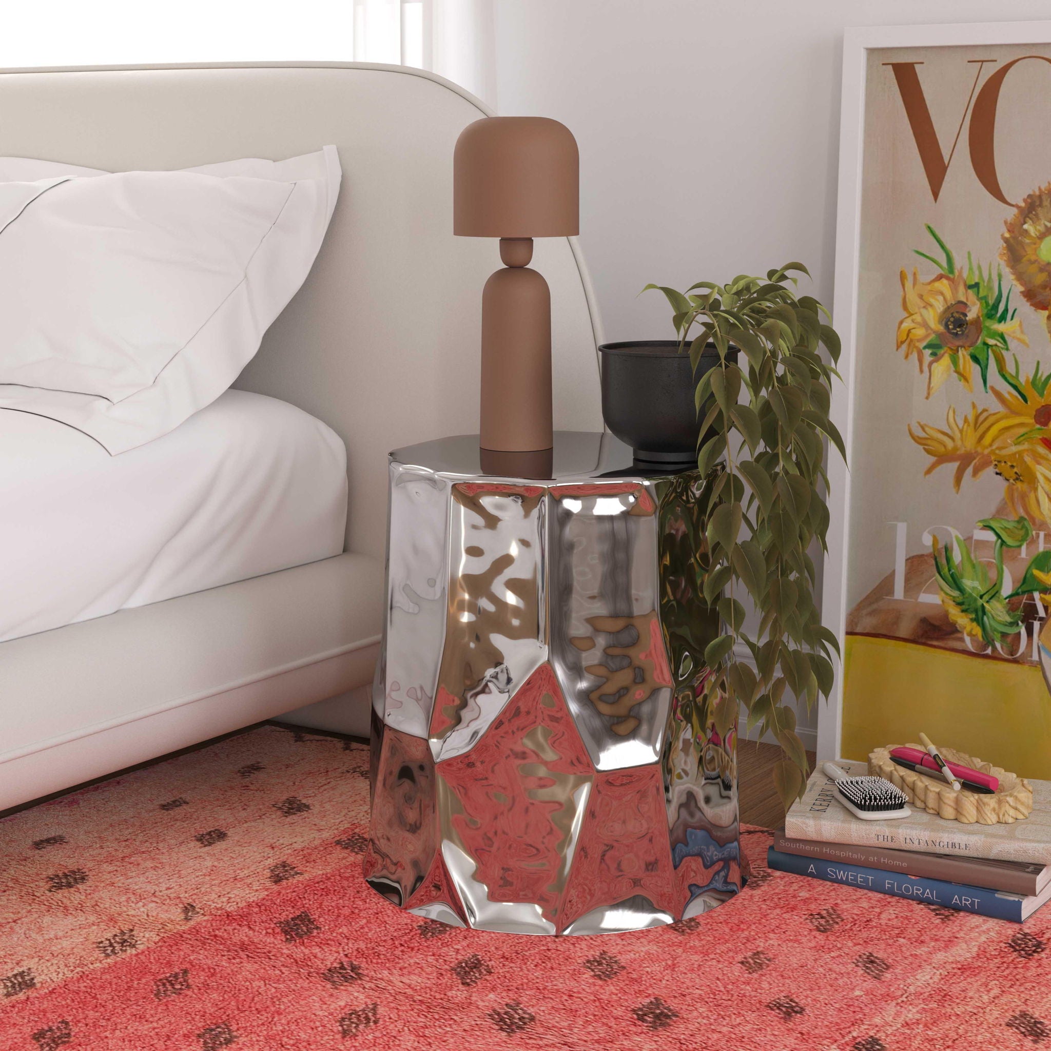 Forma - Side Table - Chrome - Urban Living Furniture (Los Angeles, CA)