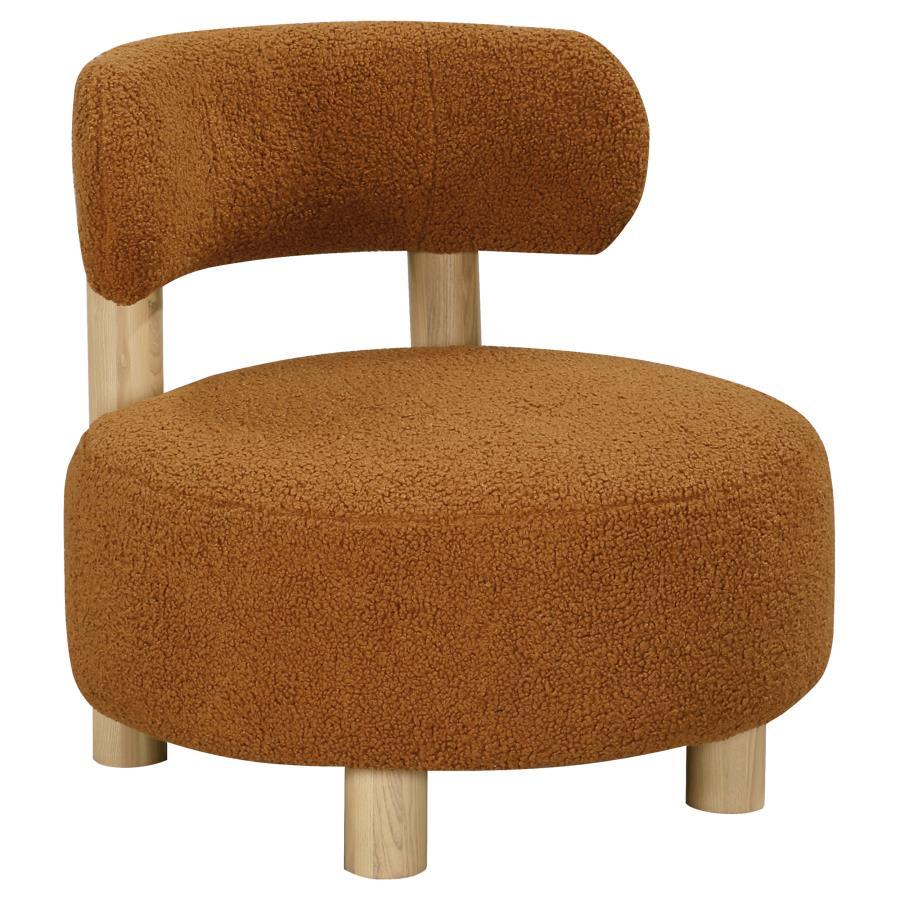 Zonie - Boucle Upholstered Barrel Back Accent Chair - Urban Living Furniture (Los Angeles, CA)