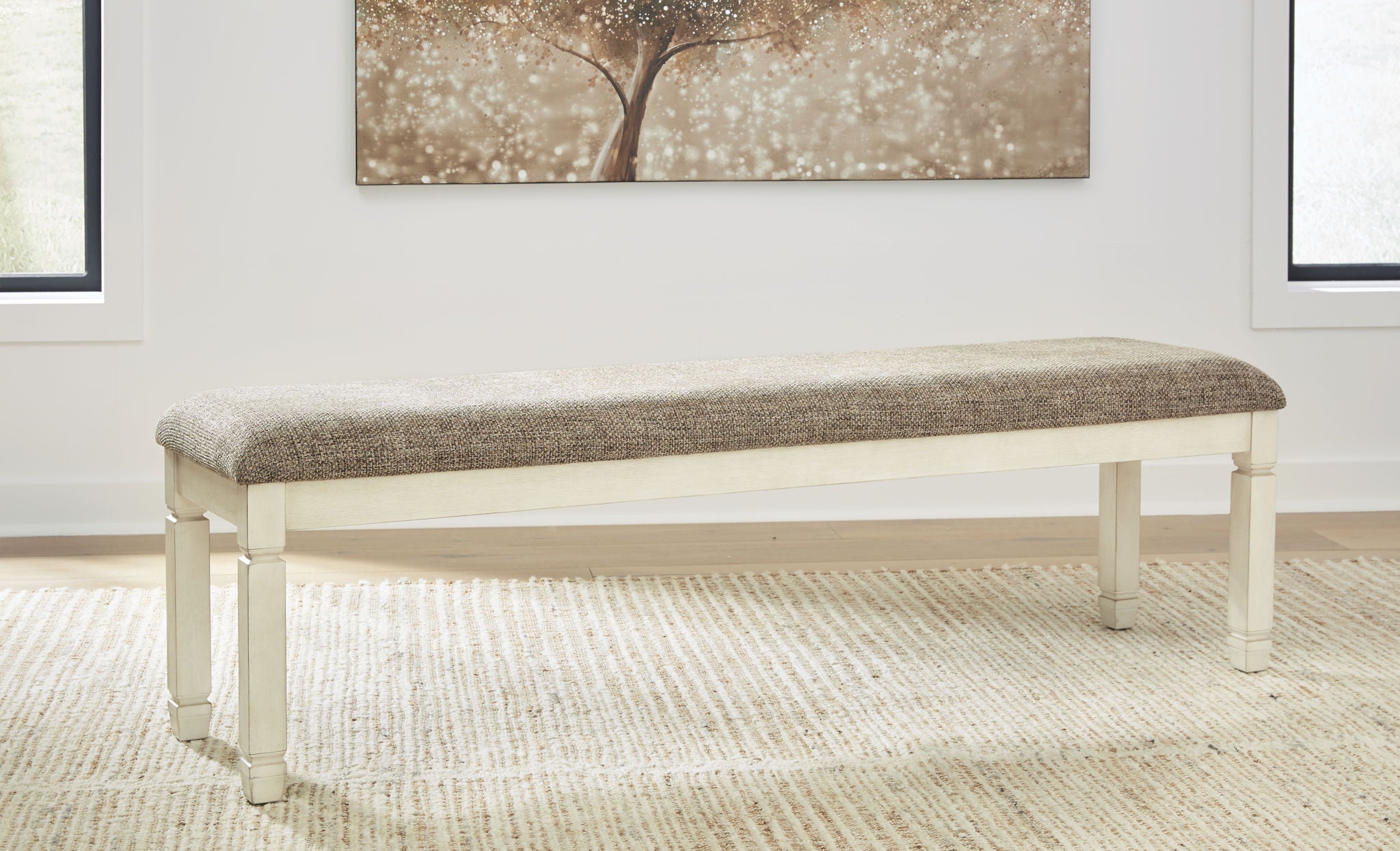 Bolanburg - Brown / Beige - Extra Large UPH DRM Bench - Urban Living Furniture (Los Angeles, CA)