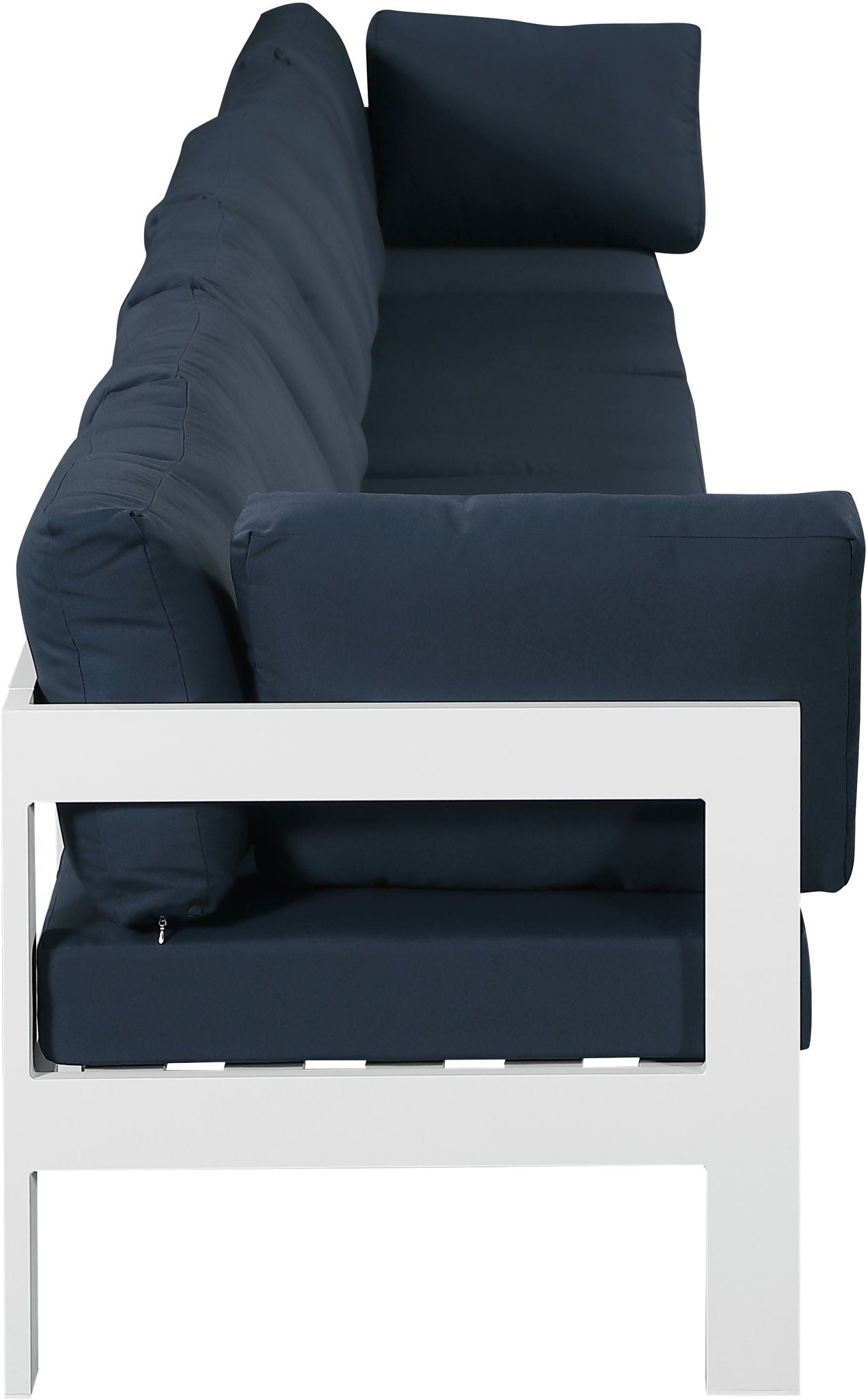 Nizuc - Outdoor Patio 6 Seat Modular Sofa With White Frame - Urban Living Furniture (Los Angeles, CA)