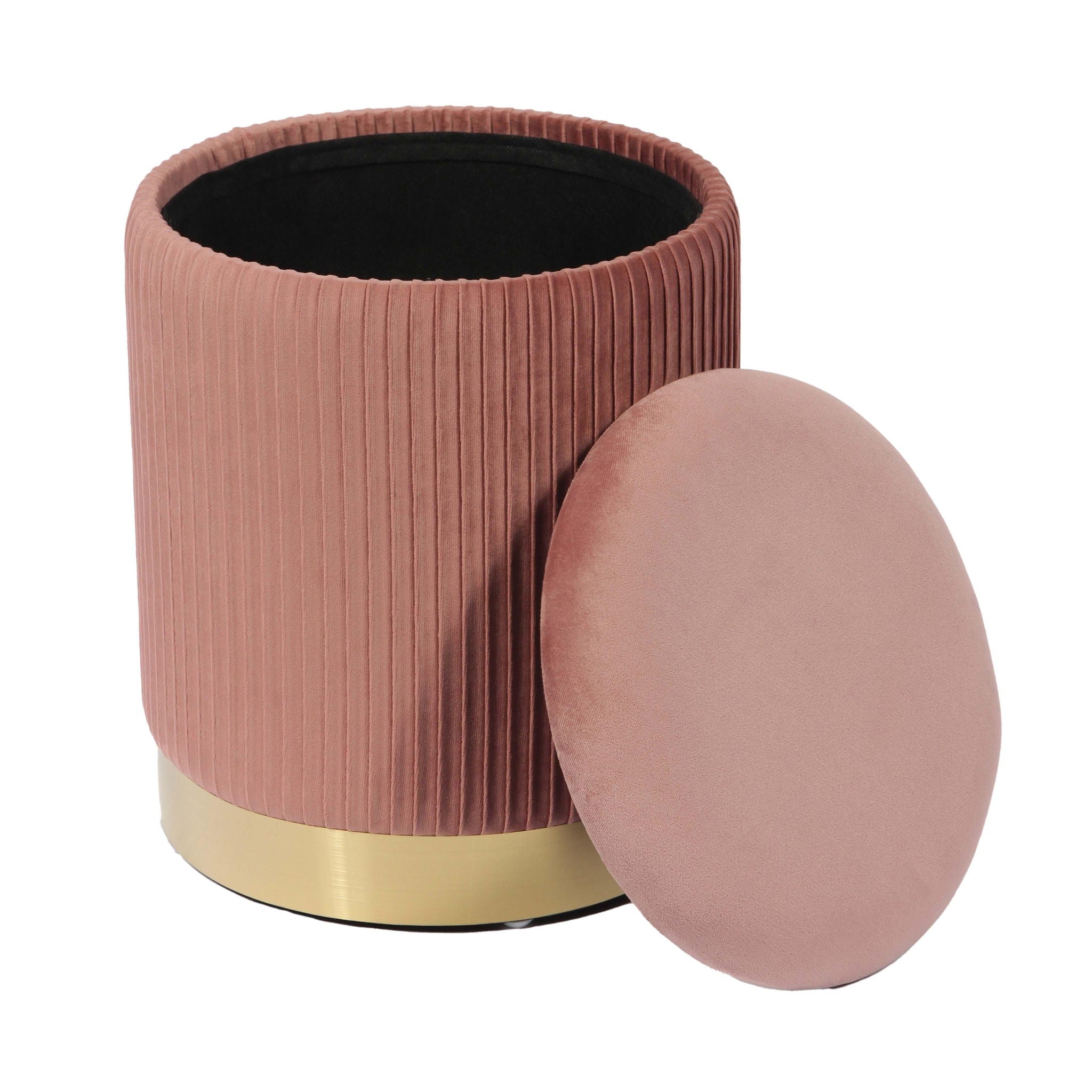 Zoe - Velvet Storage Ottoman - Urban Living Furniture (Los Angeles, CA)