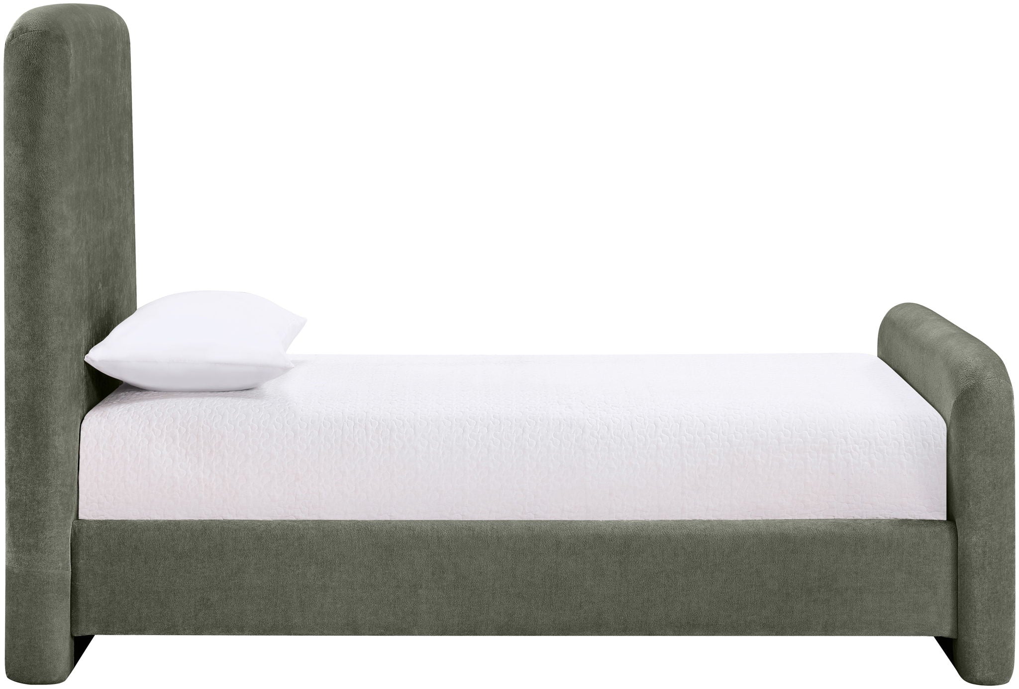 Fira - Chenille Fabric Upholstered Bed - Urban Living Furniture (Los Angeles, CA)