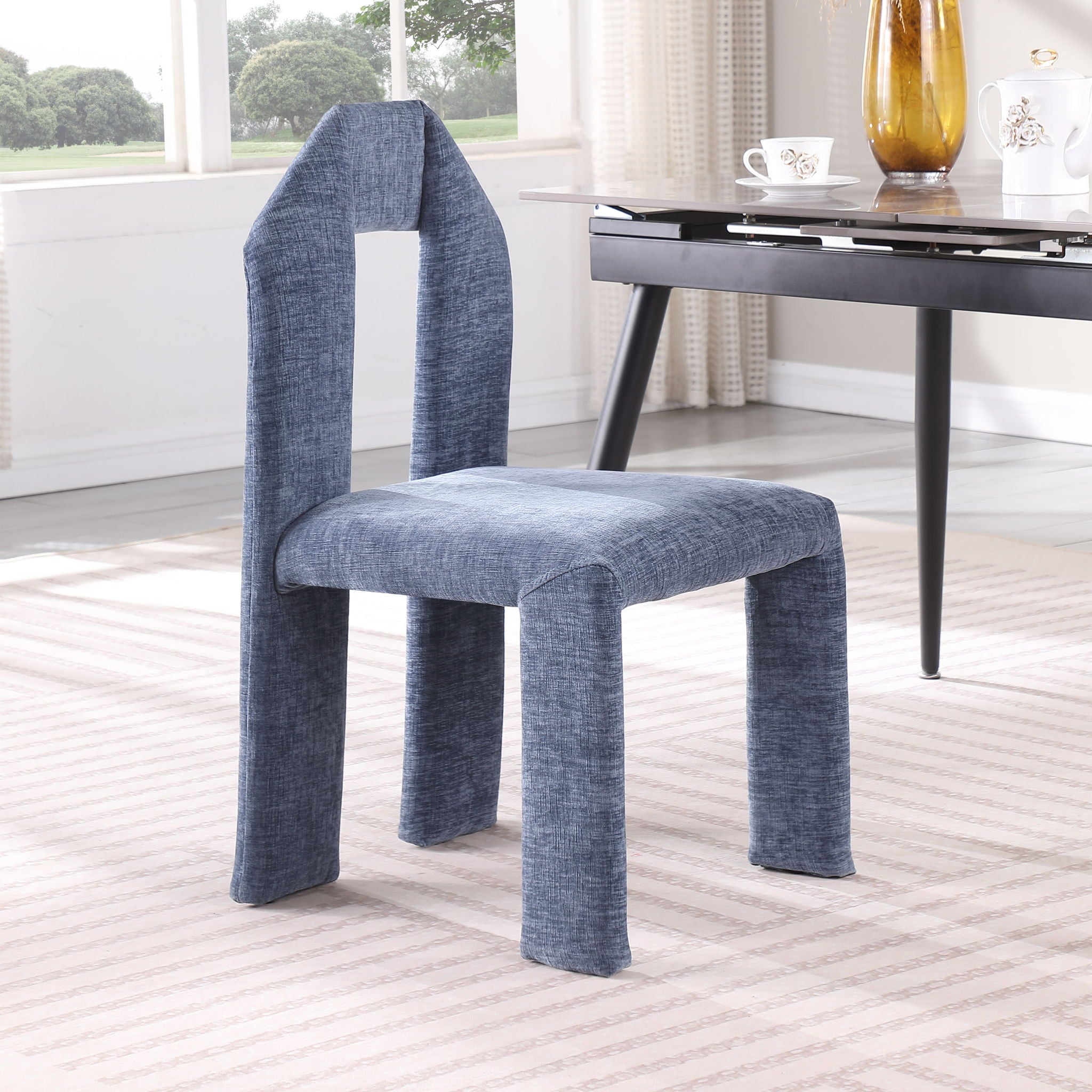 Bennett - Chenille Dining Chair (Set of 2) - Urban Living Furniture (Los Angeles, CA)