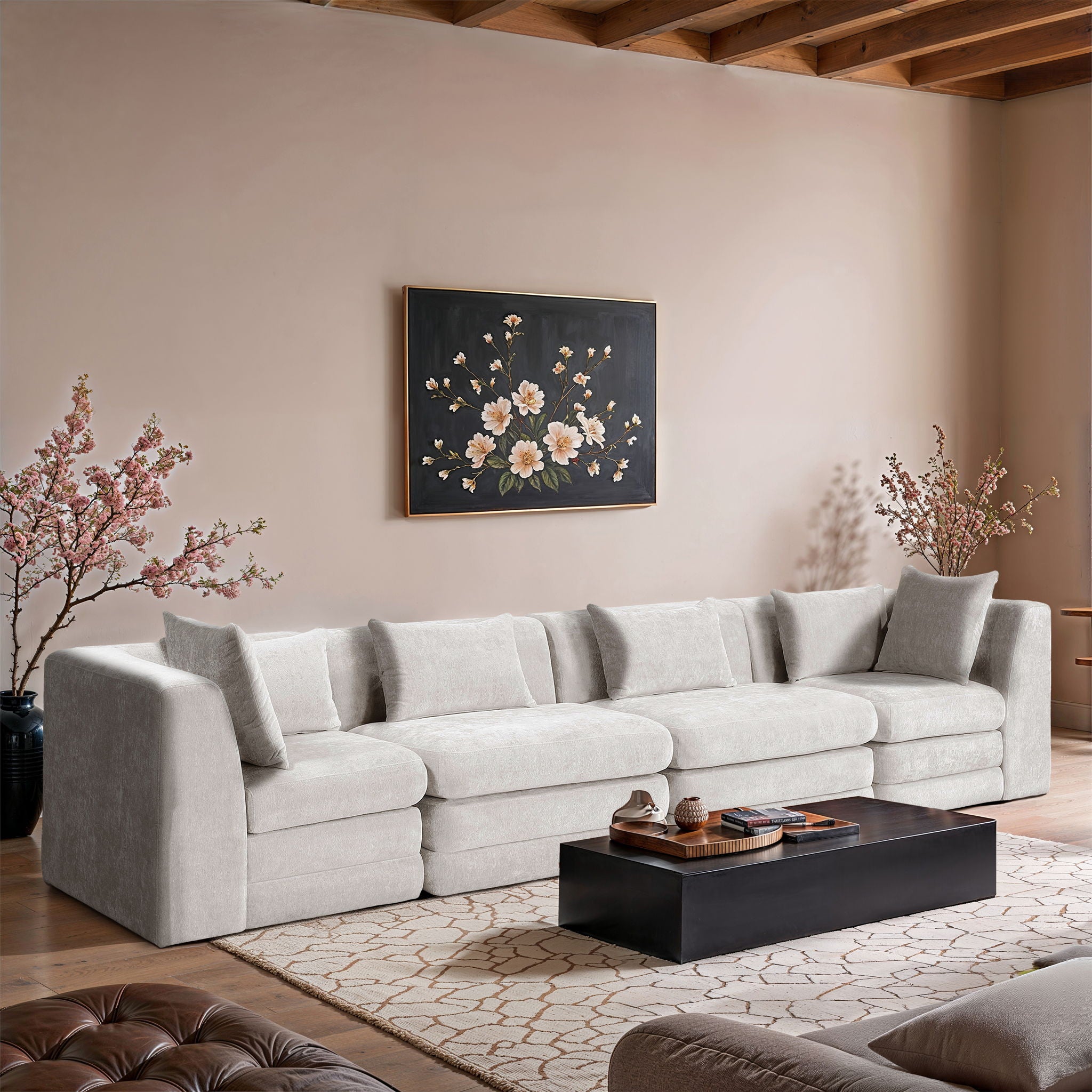 Stellar - 4 Piece Upholstered Modular Sectional - Urban Living Furniture (Los Angeles, CA)