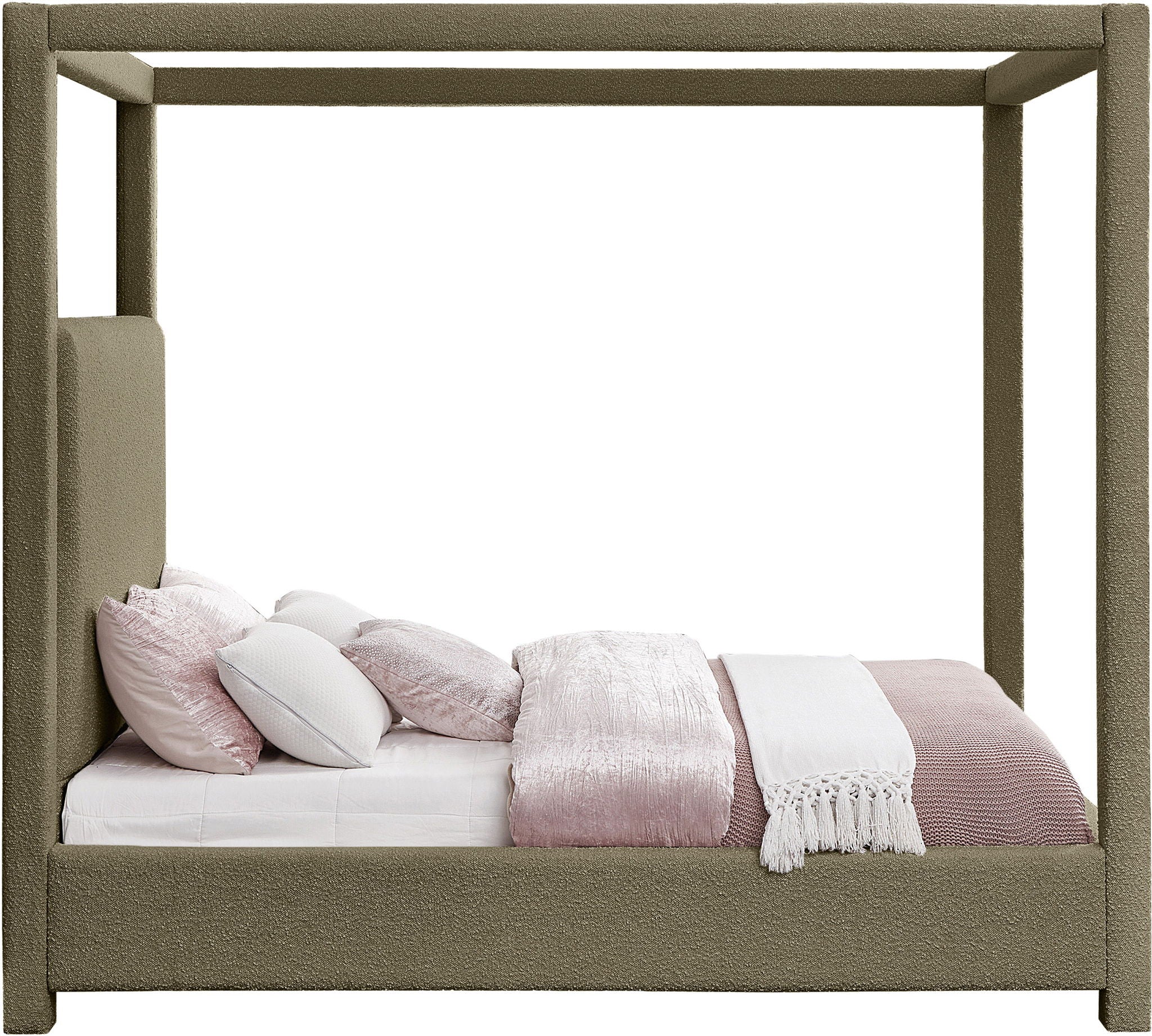 Eden - Boucle Fabric Upholstered Bed - Urban Living Furniture (Los Angeles, CA)