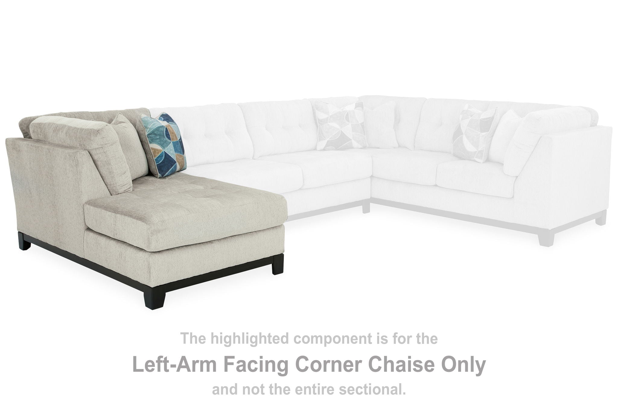 Maxon Place - Stone - Laf Corner Chaise - Urban Living Furniture (Los Angeles, CA)