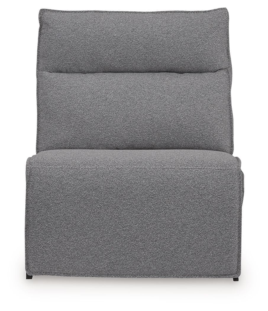 Modmax II - Power Armless Recliner With Adjustable Headrest - Salt And Pepper - Urban Living Furniture (Los Angeles, CA)