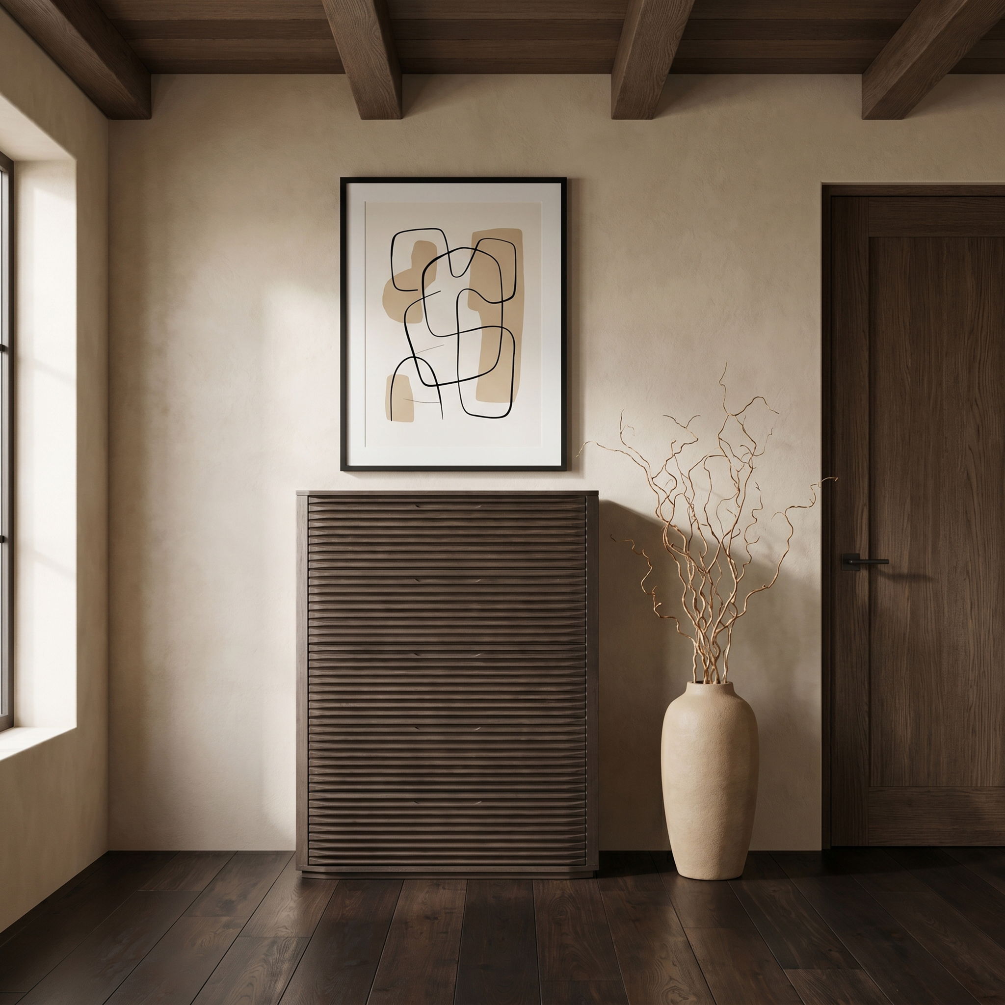 Morino - Oak Veneer And Solid Wood Chest - Brown - Urban Living Furniture (Los Angeles, CA)