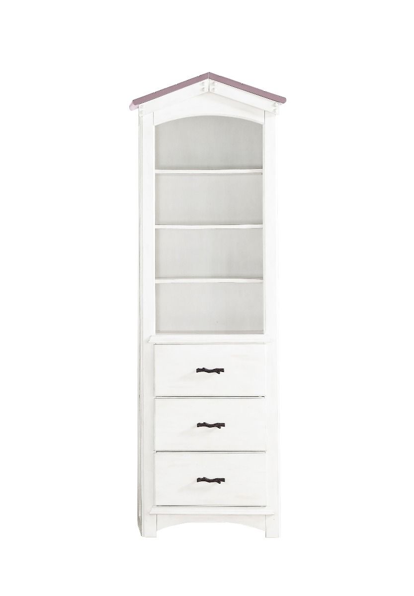 Tree House - Bookshelf - Pink & White Finish - Urban Living Furniture (Los Angeles, CA)