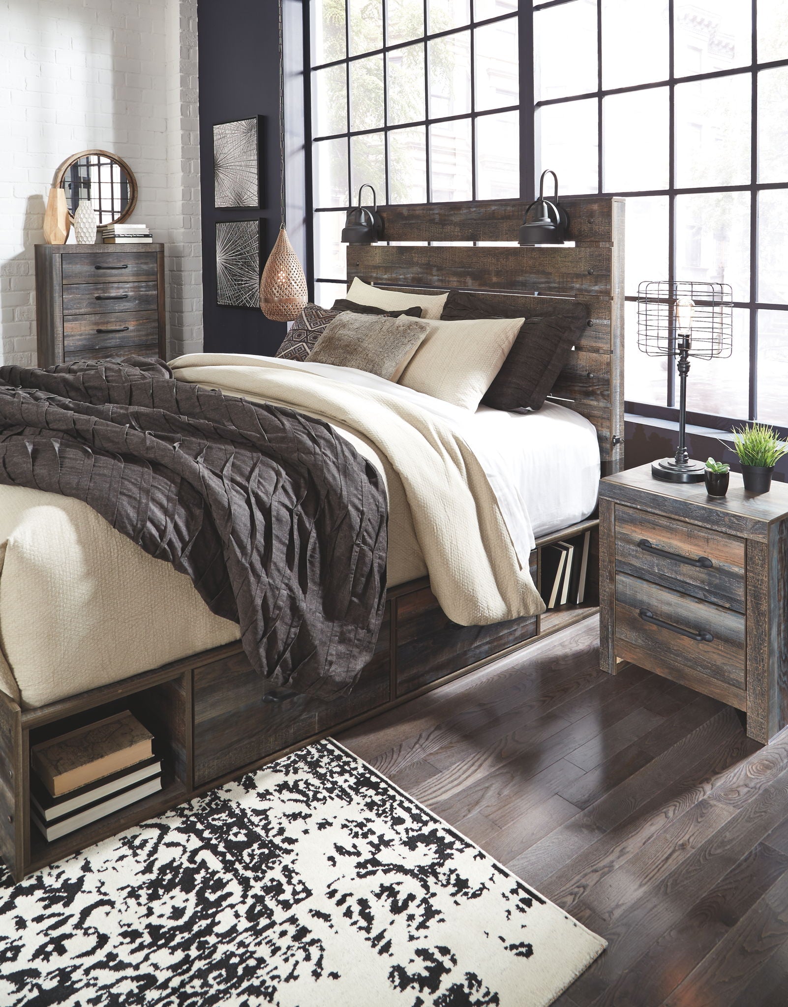 Drystan - Panel Bed - Urban Living Furniture (Los Angeles, CA)