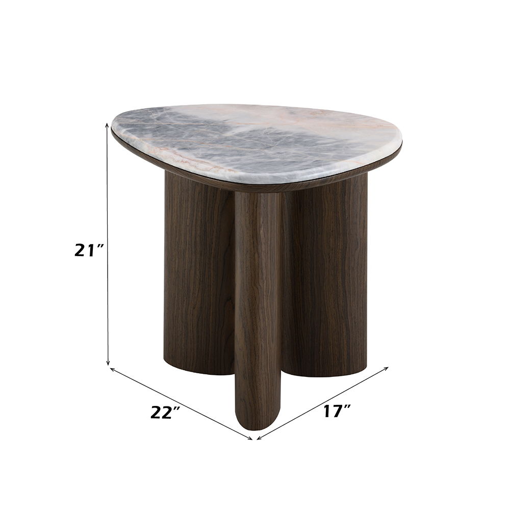 Hanale - Table With Marble Top - Urban Living Furniture (Los Angeles, CA)