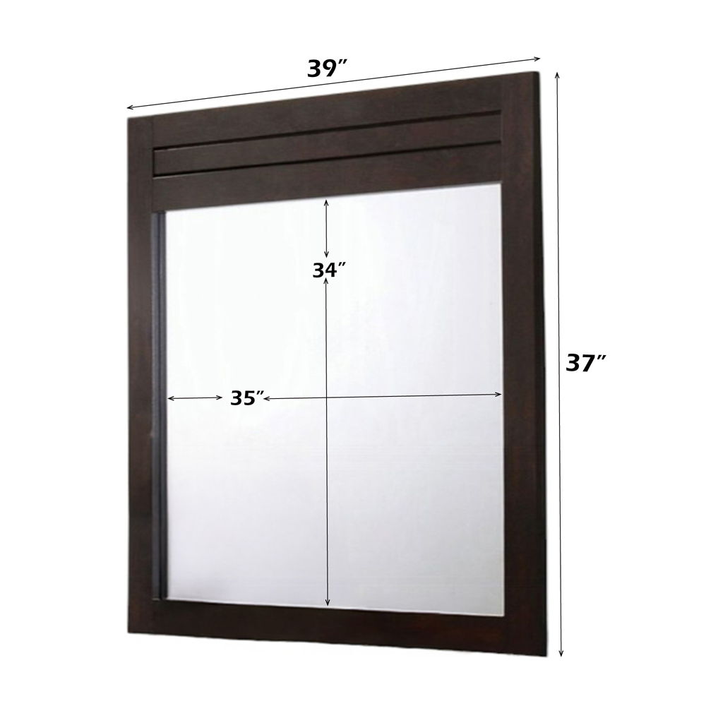 Panang - Mirror - Mahogany - Urban Living Furniture (Los Angeles, CA)