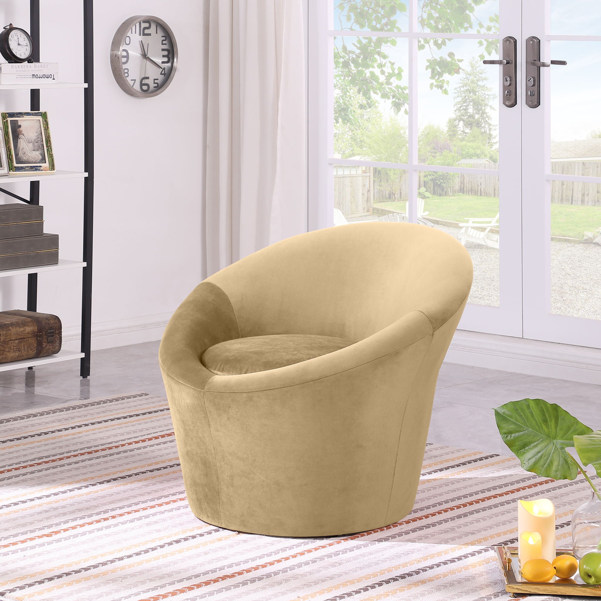 Tristan - Velvet Accent Chair - Urban Living Furniture (Los Angeles, CA)