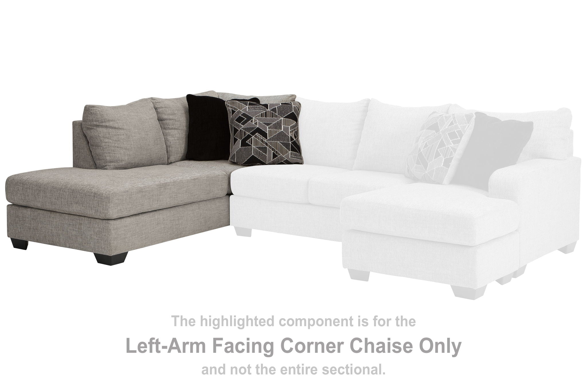 Megginson - Storm - LAF Corner Chaise - Urban Living Furniture (Los Angeles, CA)